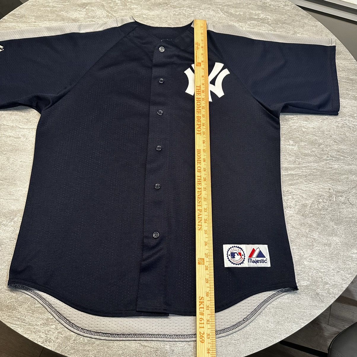 Majestic × Vintage Vintage 90s Majestic New York Yankees MLB Baseball Jersey Size US XL / EU 56 / 4 - 9 Thumbnail