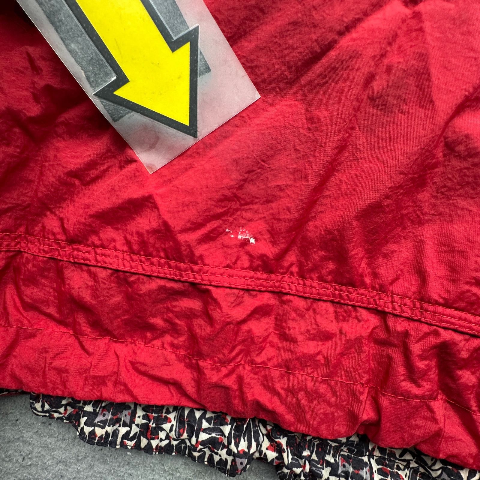 Nike Vintage 90s Nike Windbreaker Jacket Womens S 1/4 Button Red Size S / US 4 / IT 40 - 9 Thumbnail