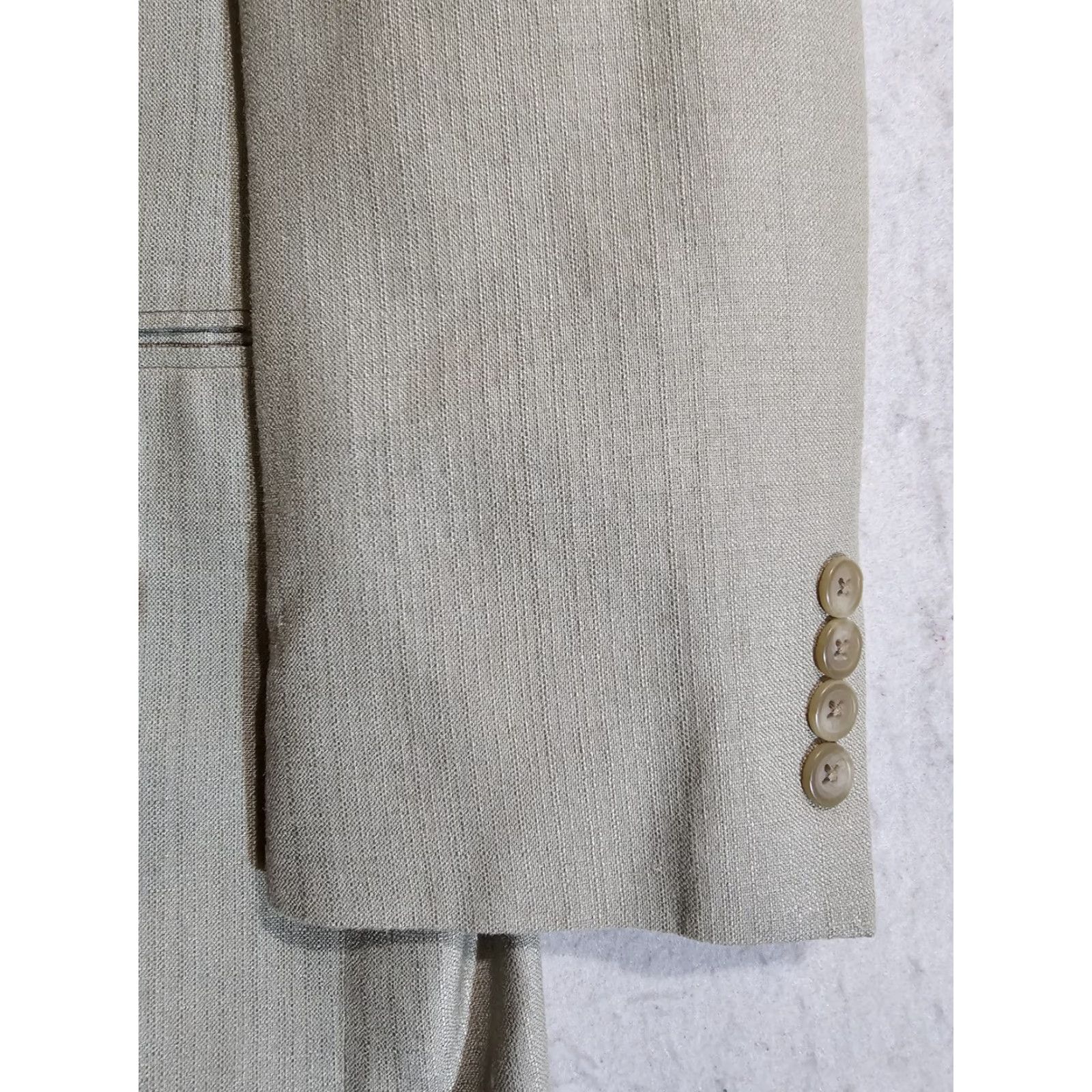 Ralph Lauren Lauren by Ralph Lauren Signature Blazer Mens Size 42 Regular 100% Silk Suit Coat Size 42R - 5 Thumbnail