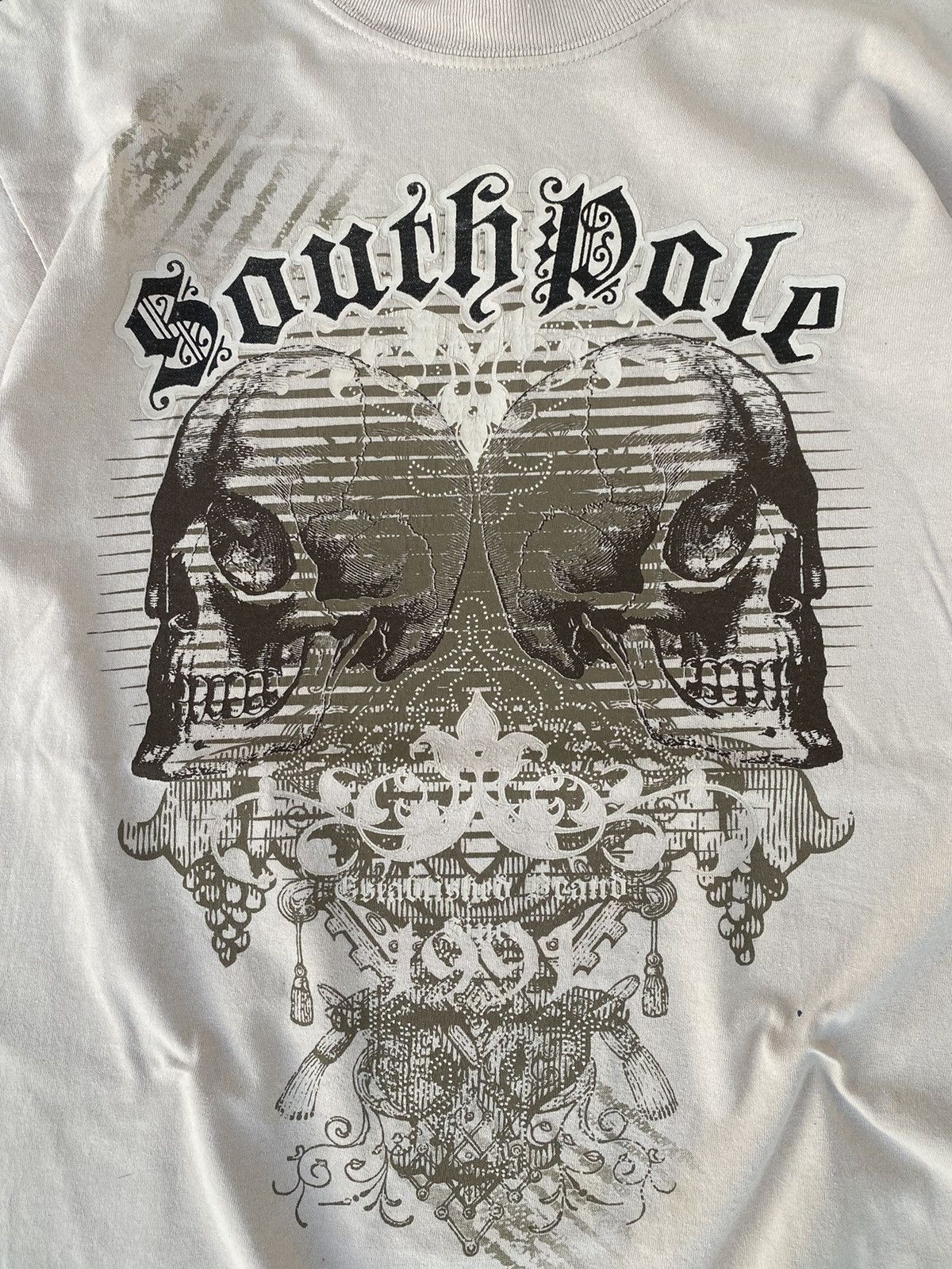 Affliction 2000s Southpole All Over Print Cyber Grunge Gothic Tees Size US M / EU 48-50 / 2 - 3 Thumbnail