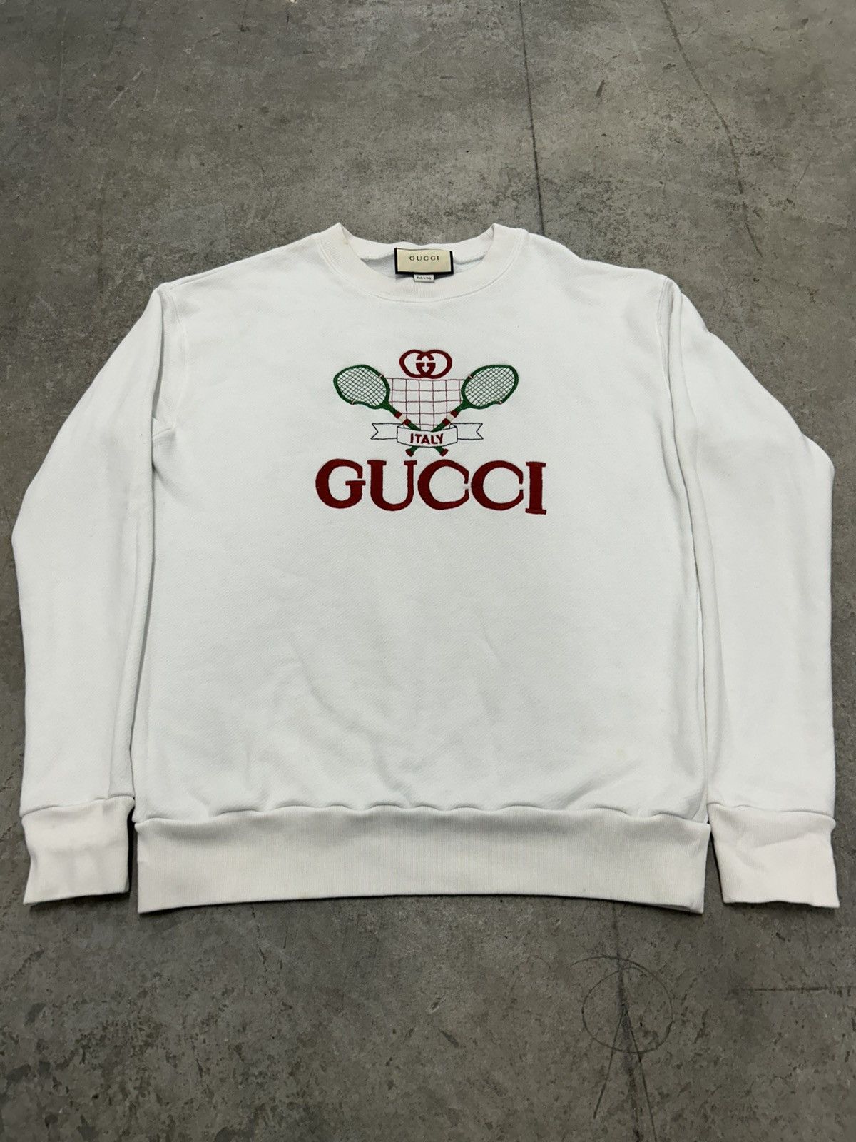 Gucci tennis racket sweatshirt