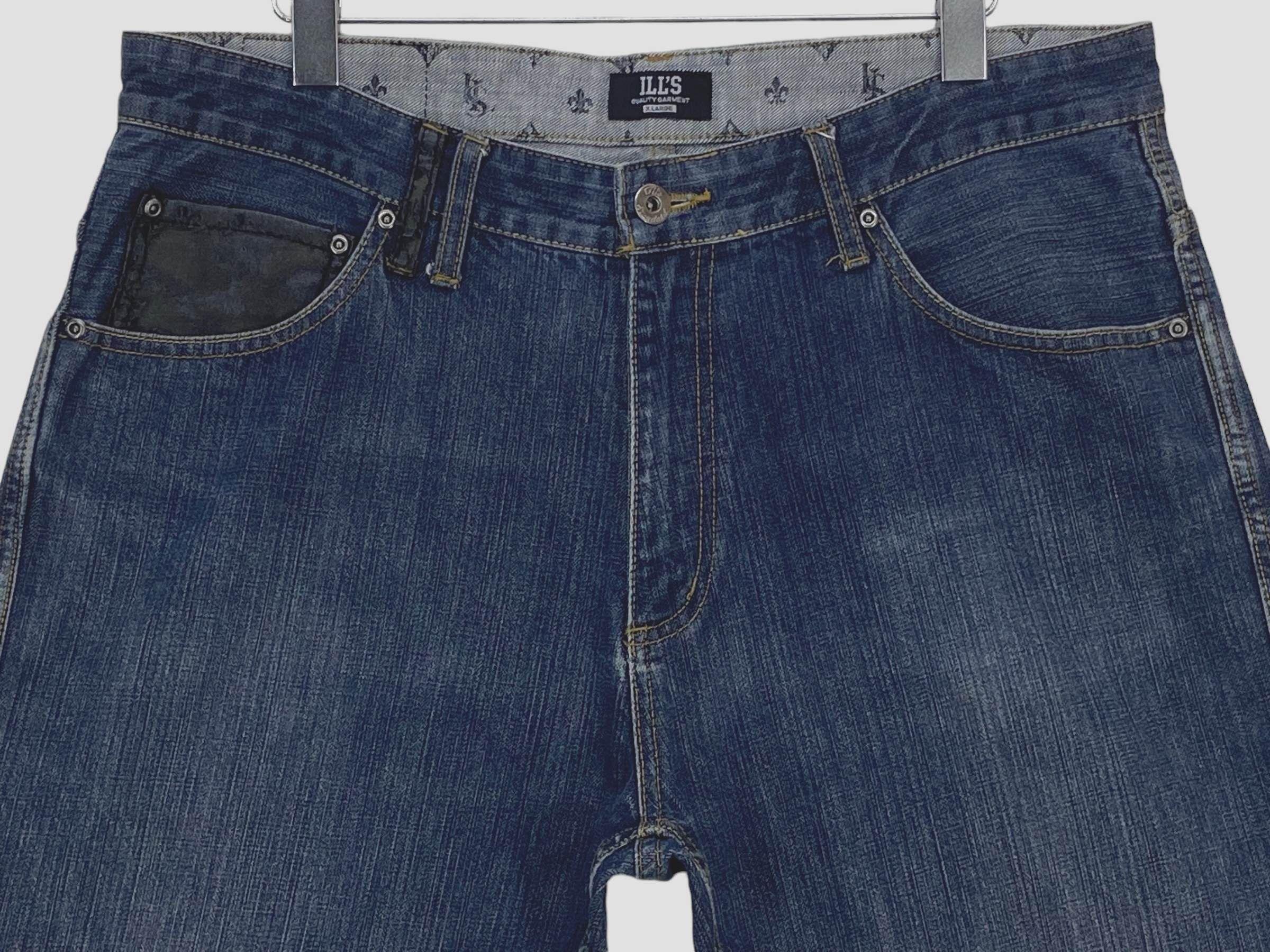 Japanese Brand Japanese Baggy Jeans Hip Hop Skateboard Style – 90s Vintage Size US 36 / EU 52 - 2 Thumbnail