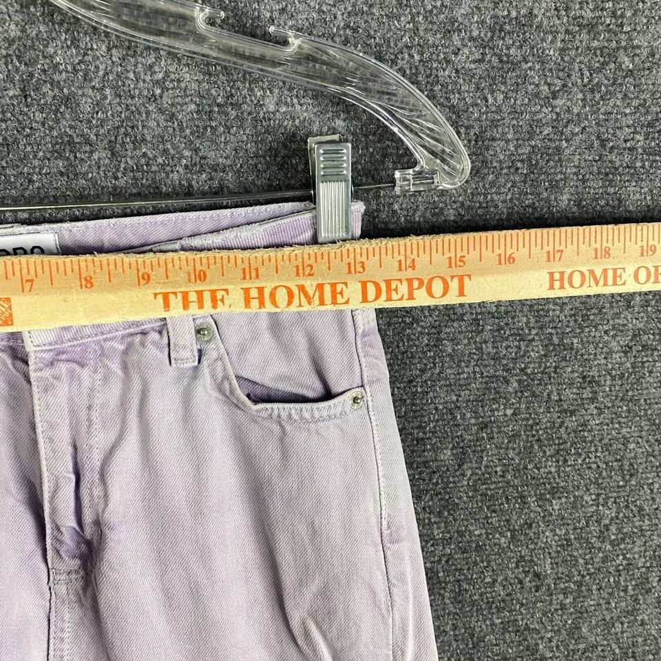 Bdg BDG Mom Jeans Women's 26x32 High Rise Cotton Light Purple Size 26" / US 2 / IT 38 - 2 Thumbnail