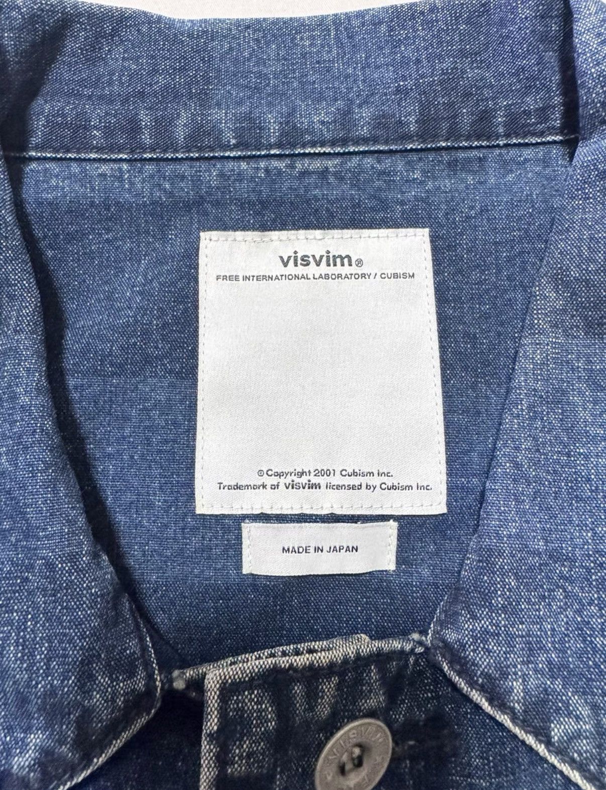 Visvim visvim 15SS Indigo stripe sashiko patch101denim shirt jacket Size US M / EU 48-50 / 2 - 3 Thumbnail
