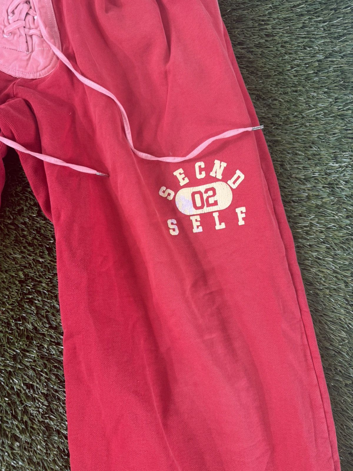 Other Second Self Lace-Up Sweatpants (Red) – Size XL Size US 38 / EU 54 - 2 Thumbnail