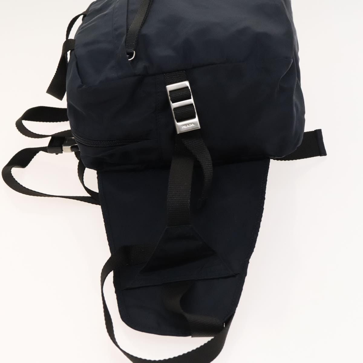 Prada PRADA Backpack Nylon Navy Silver Size ONE SIZE - 5 Thumbnail