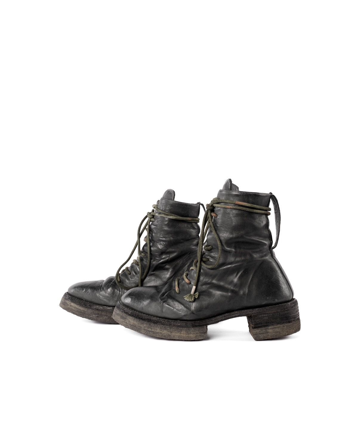 Carol Christian Poell Carol Christian Poell Paper Dart Combat Boots Size US 11 / EU 44 - 5 Thumbnail