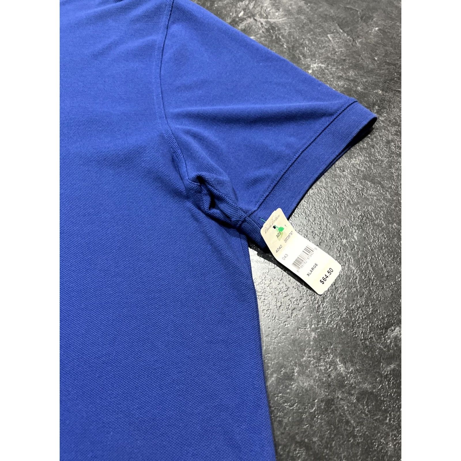 Brooks Brothers Brooks Brothers Polo Mens XL Shirt Slim Fit 100% Cotton Blue New Size US XL / EU 56 / 4 - 4 Thumbnail