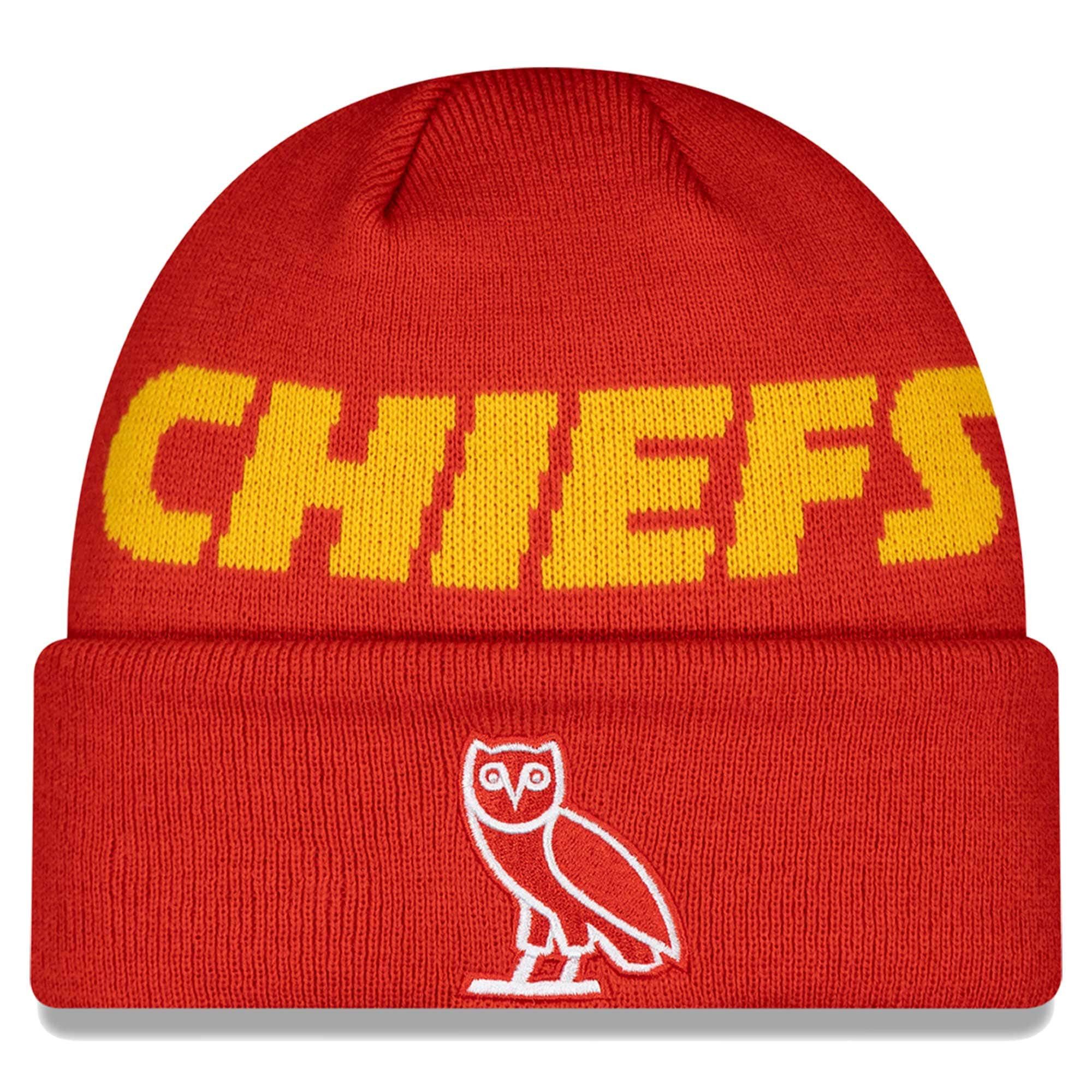 October's Very Own Octobers Very Own OVO NFL KANSAS CITY CHIEFS NEW ERA BEANIE Size ONE SIZE - 4 Thumbnail