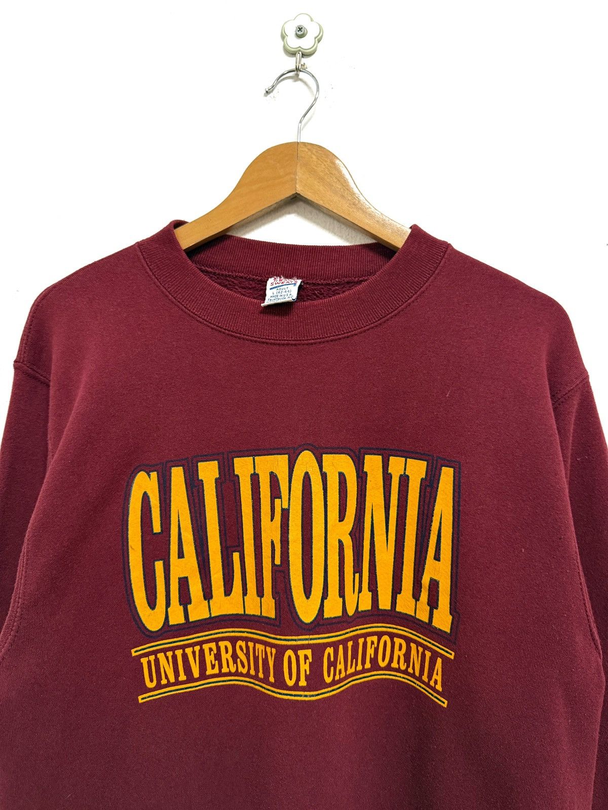 Vintage Vintage University of California Sweatshirt Made in USA Size US L / EU 52-54 / 3 - 2 Thumbnail