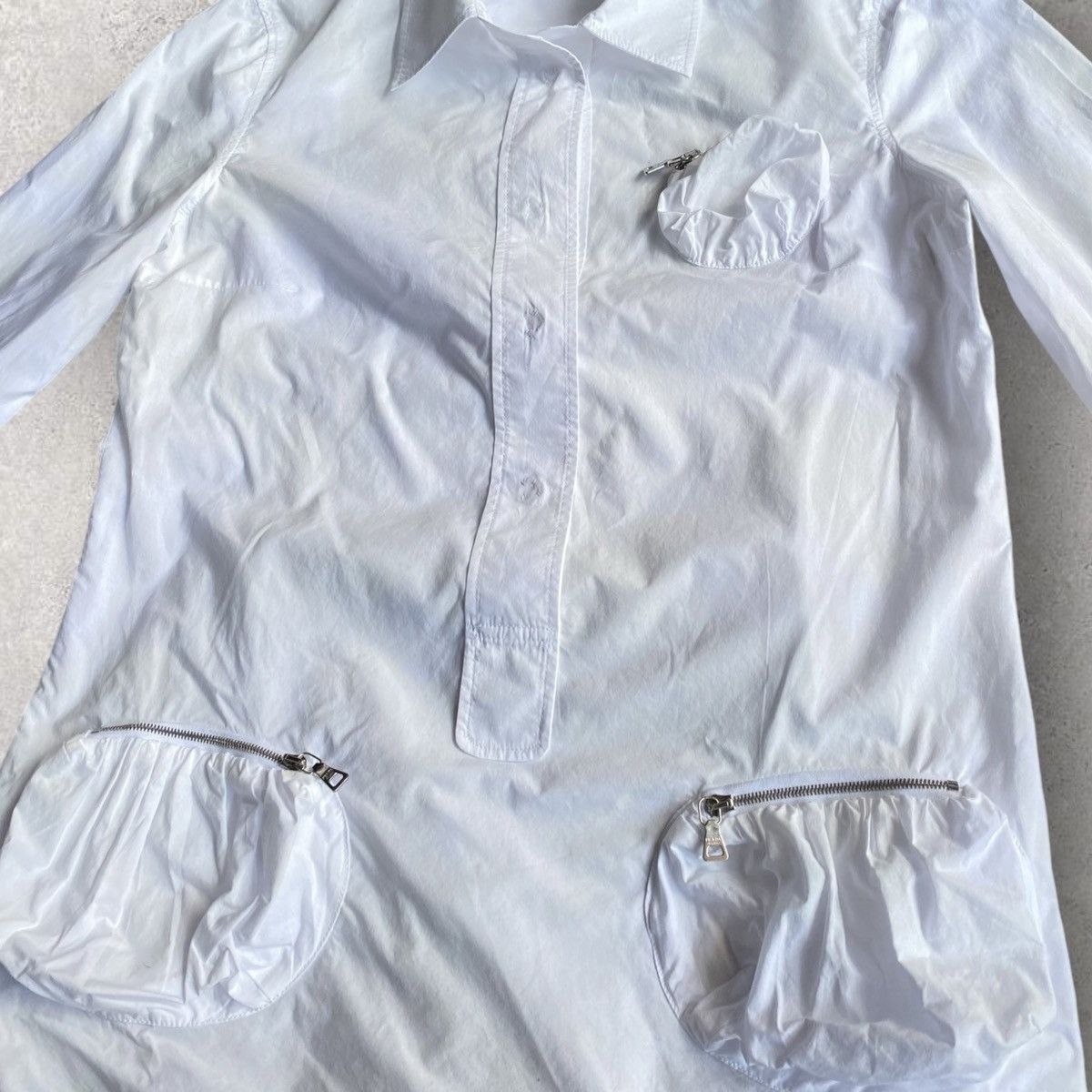 Prada Vintage 2000 Prada Sport Cargo Pocket Pull Over Shirt Size M / US 6-8 / IT 42-44 - 2 Thumbnail