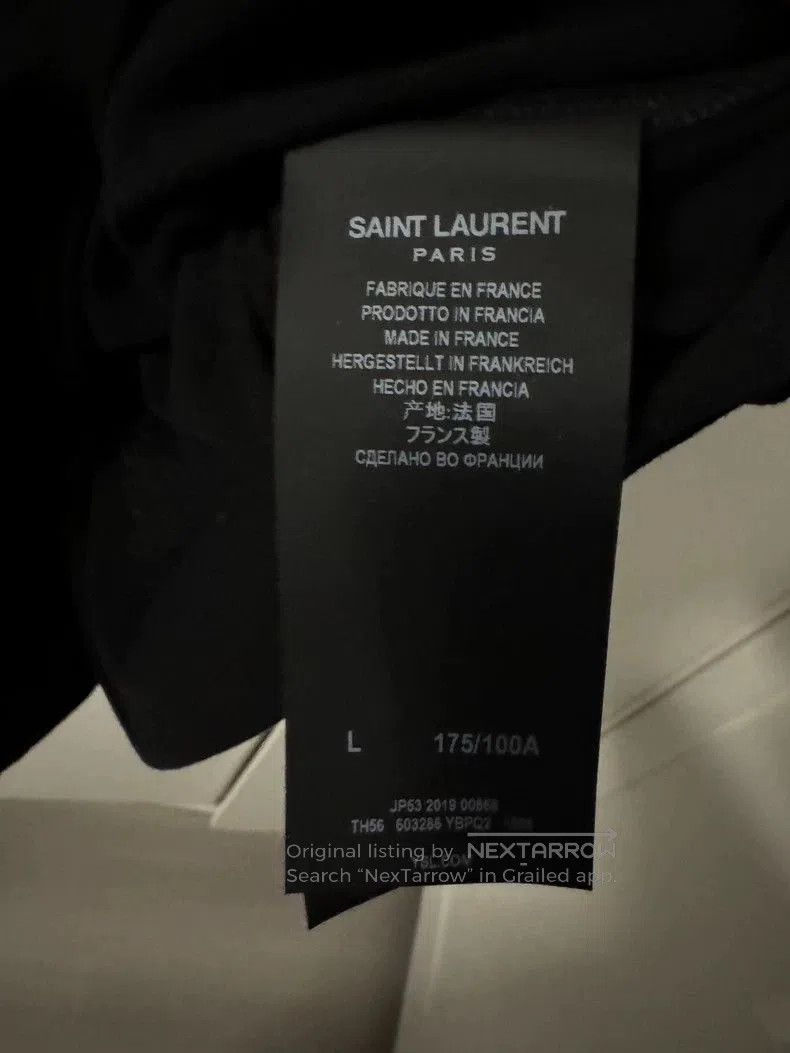Yves Saint Laurent YSL Saint Laurent Black Logo Tee. Size US L / EU 52-54 / 3 - 4 Thumbnail