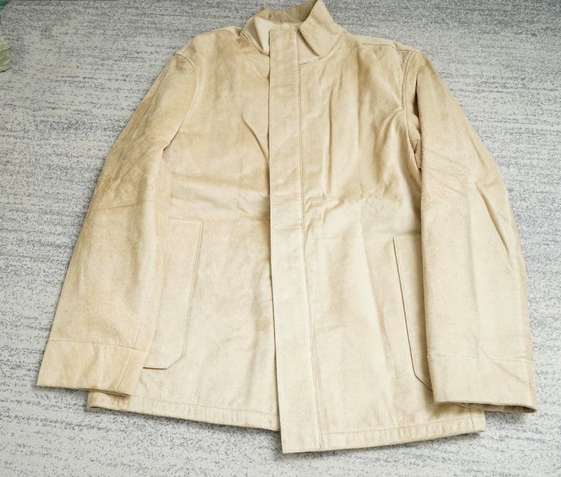 Yohji Yamamoto Yohji Yamamoto Yohji Yamamoto Leather Jacket with Minor Fl Size US M / EU 48-50 / 2 - 2 Thumbnail