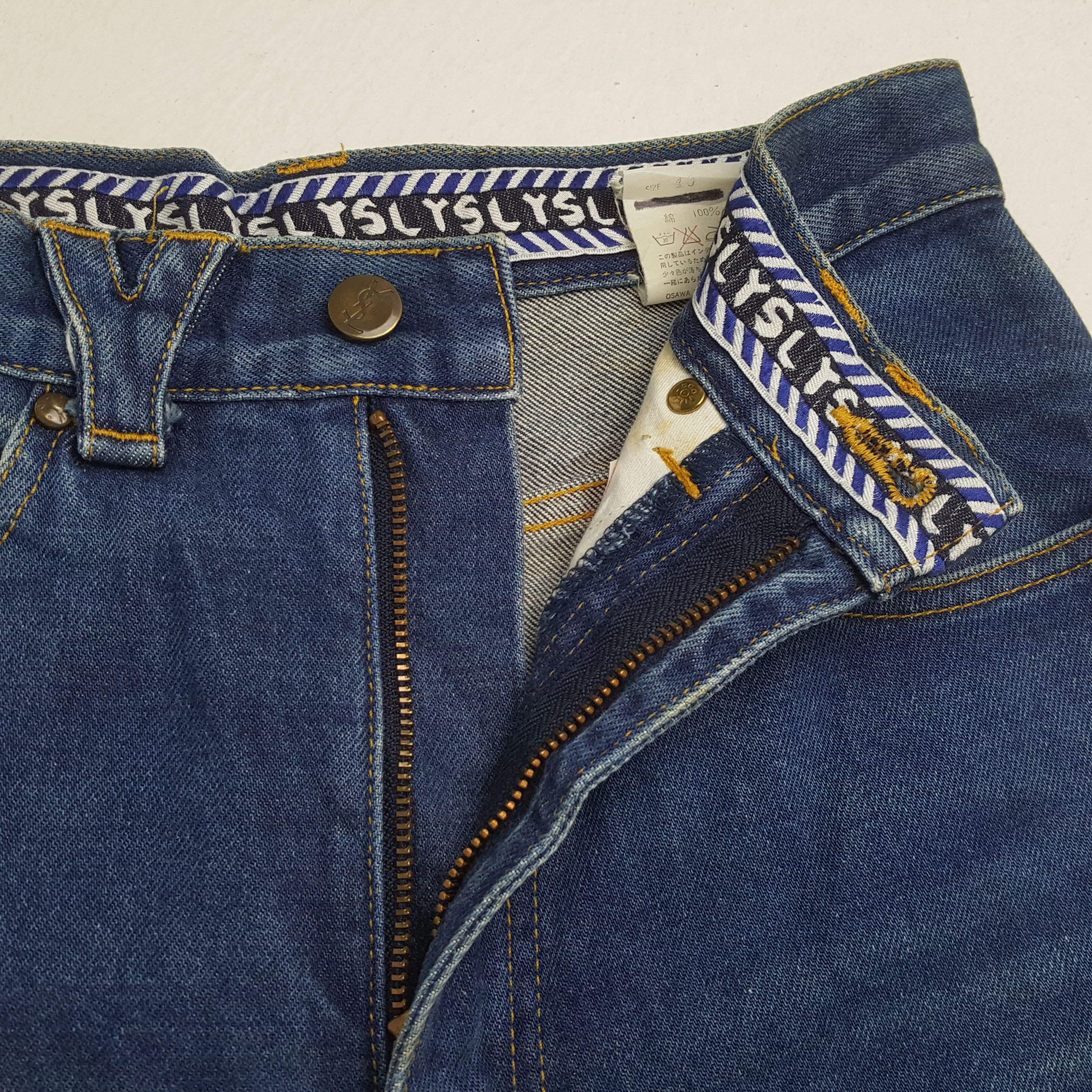 Vintage × Yves Saint Laurent Vintage YVES SIANT LAURENT Italian Brand Fashion Jeans Size US 26 / EU 42 - 12 Thumbnail