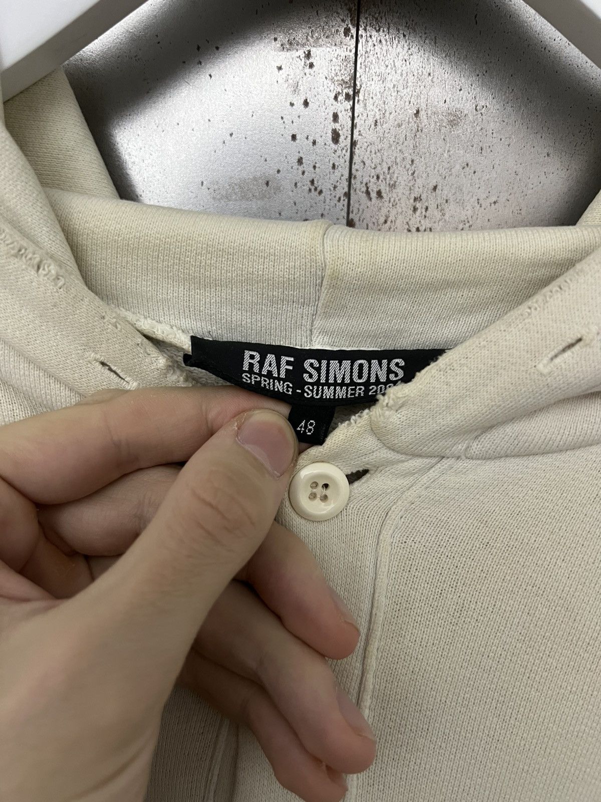 Raf Simons Raf Simons SS04 Hand-painted Siddhartha Hoodie Size US XL / EU 56 / 4 - 4 Thumbnail