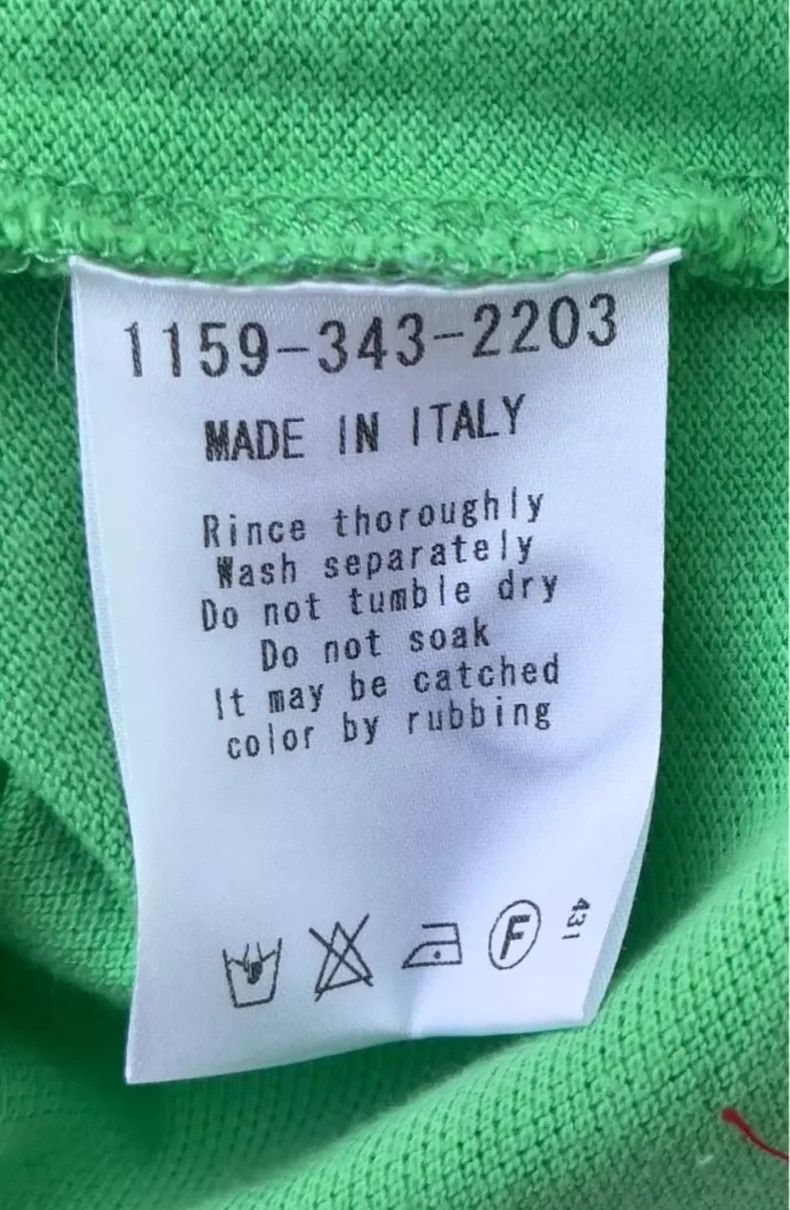 Walter Van Beirendonck walter van beirendonck Green short-sleeved shirt Size US XS / EU 42 / 0 - 7 Thumbnail