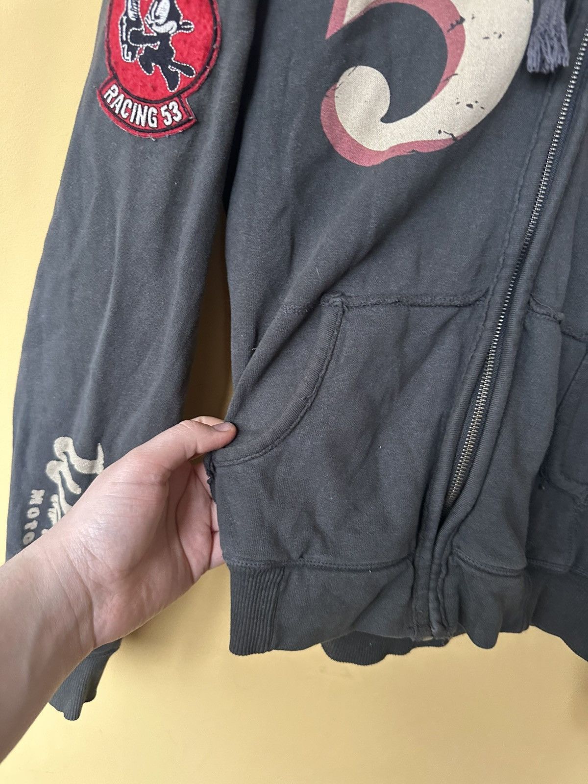 Vintage Vintage Carbon Hoodie By Warson Motors Size US XL / EU 56 / 4 - 4 Thumbnail