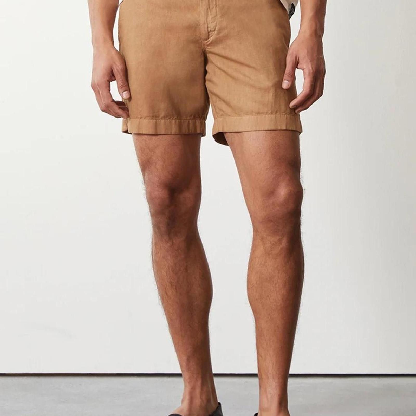 Todd Snyder Todd Snyder 7”COTTON LINEN HUDSON SHORT Size US 33 - 1 Thumbnail