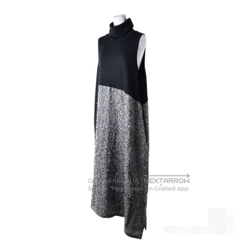 Yohji Yamamoto Yohji Yamamoto size 1 Set patchwork wool turtleneck sleevel Size S / US 4 / IT 40 - 7 Thumbnail