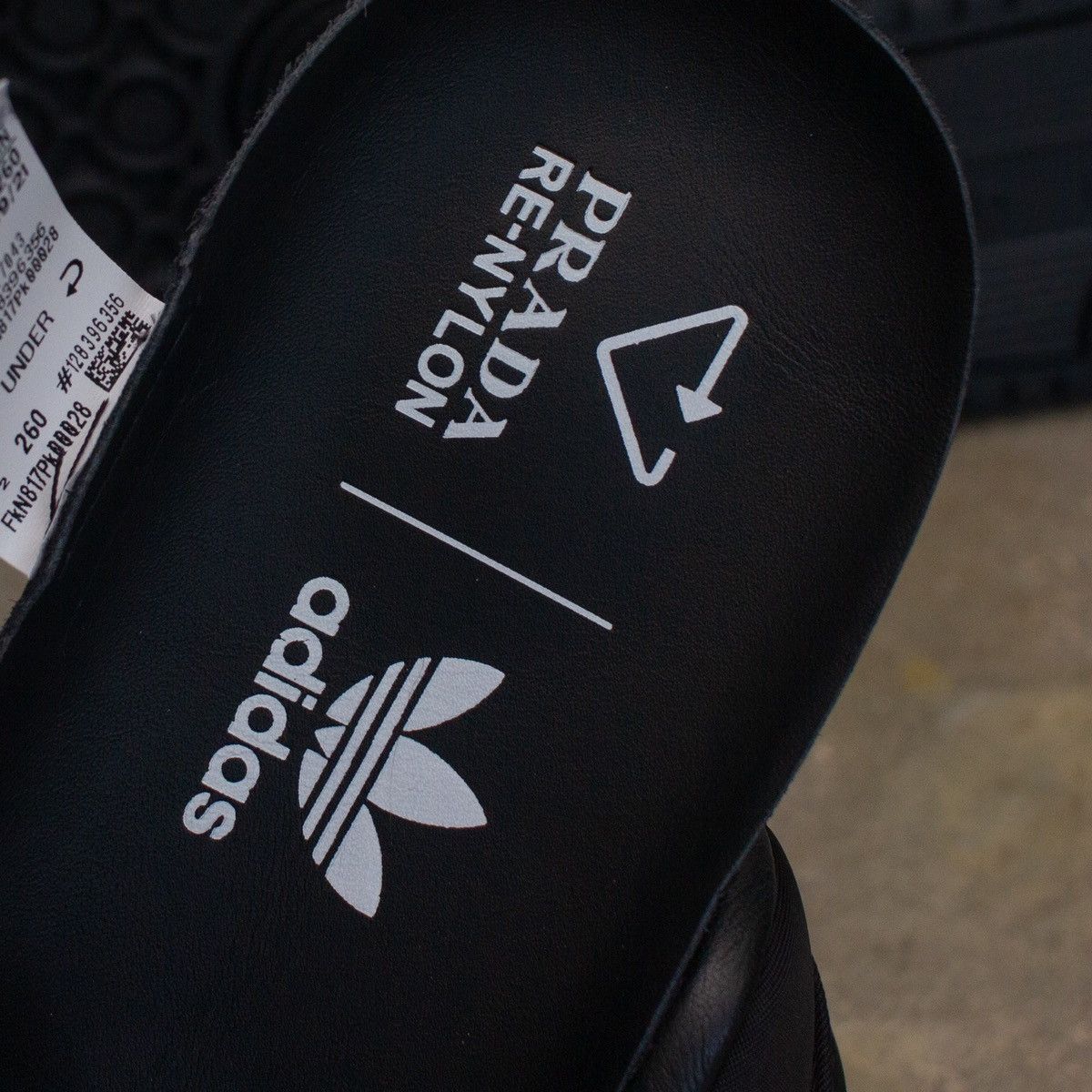 Adidas × Prada ADIDAS X PRADA RE-Nylon Forum Low Black Sneakers GY7043 Size US 7 / IT 37 - 16 Thumbnail