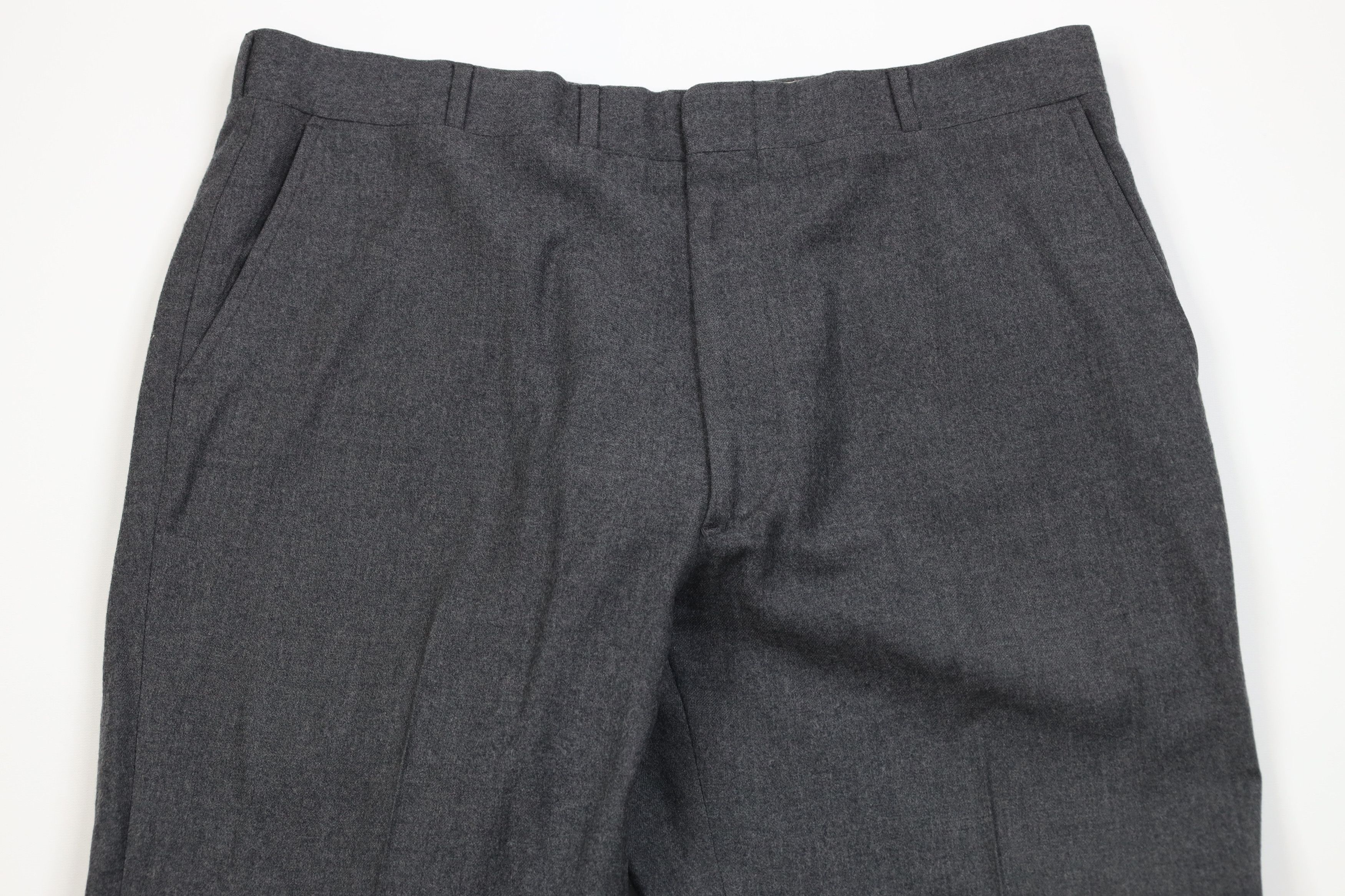 Vintage Vintage 70s Streetwear Leg Chino Pants Trousers Gray USA Size US 38 / EU 54 - 2 Thumbnail