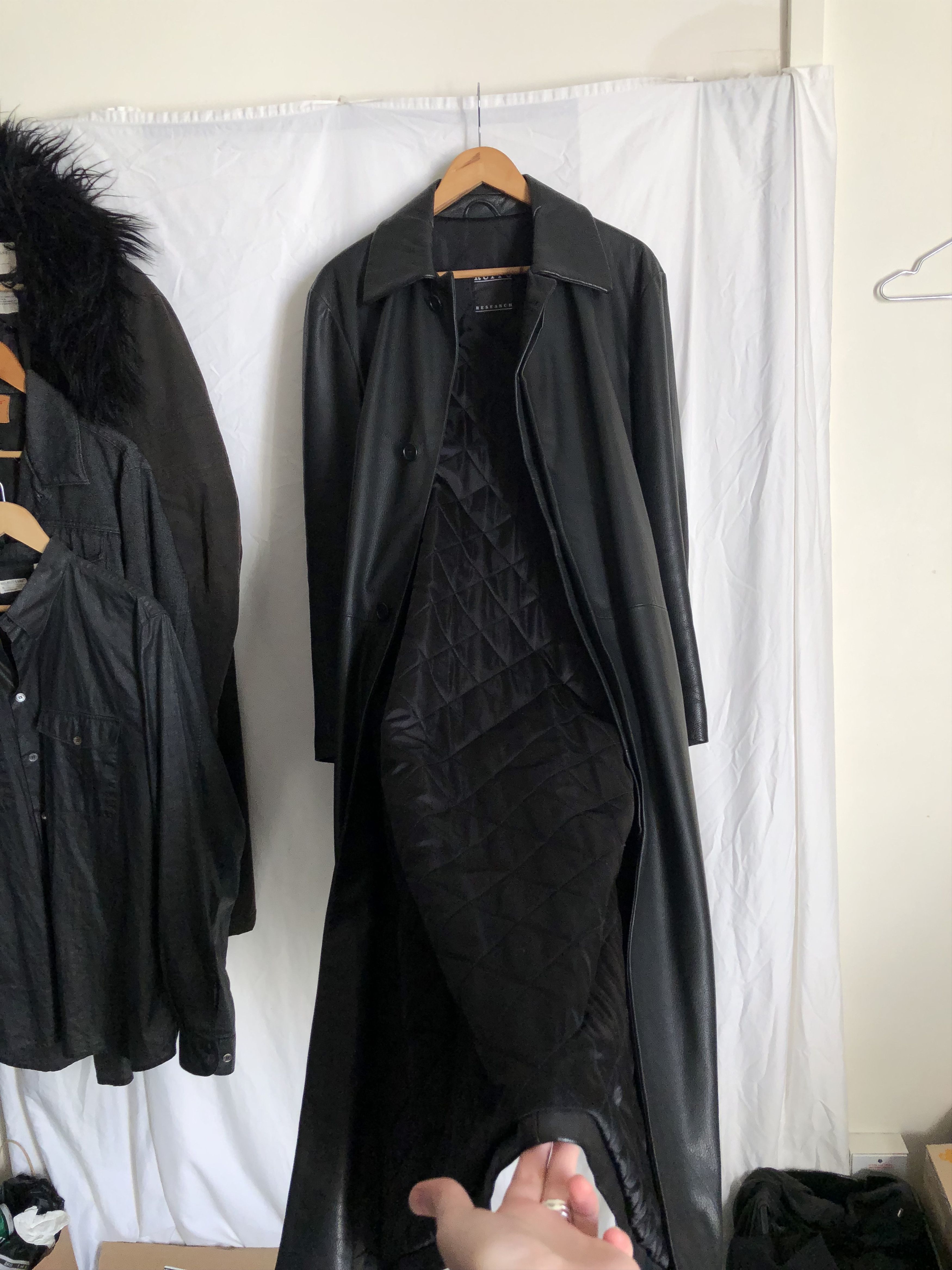 Raf Simons 1999 leather overcoat Size US M / EU 48-50 / 2 - 3 Thumbnail