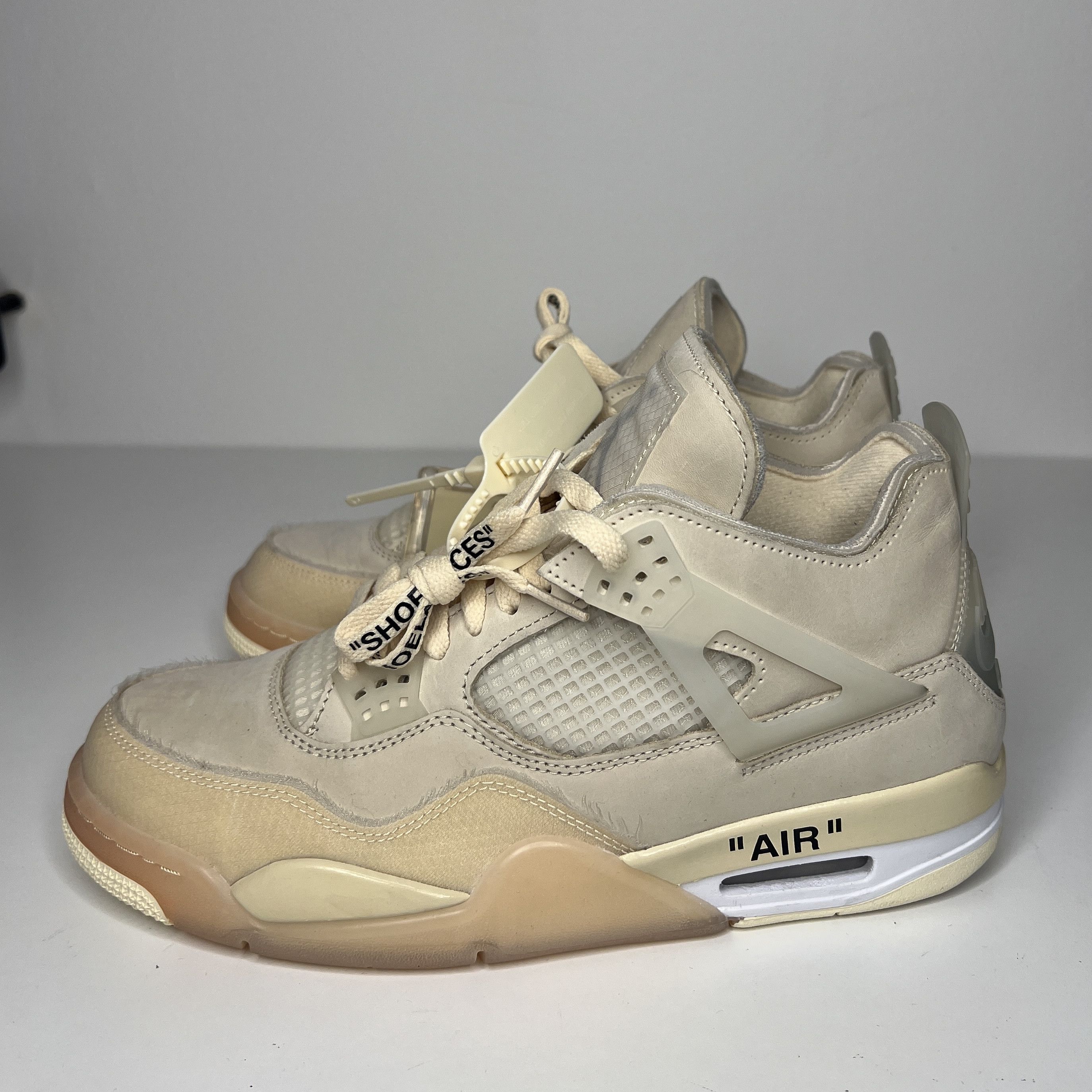 Nike × Off-White Off-White x Air Jordan 4 Retro SP Size US 9.5 / EU 42-43 - 1 Thumbnail