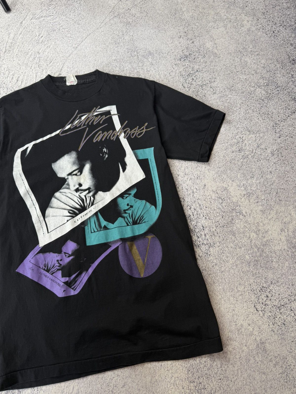 Band Tees Vintage Luther Vandross 1988 Rap T-Shirt Rare Size US M / EU 48-50 / 2 - 4 Thumbnail
