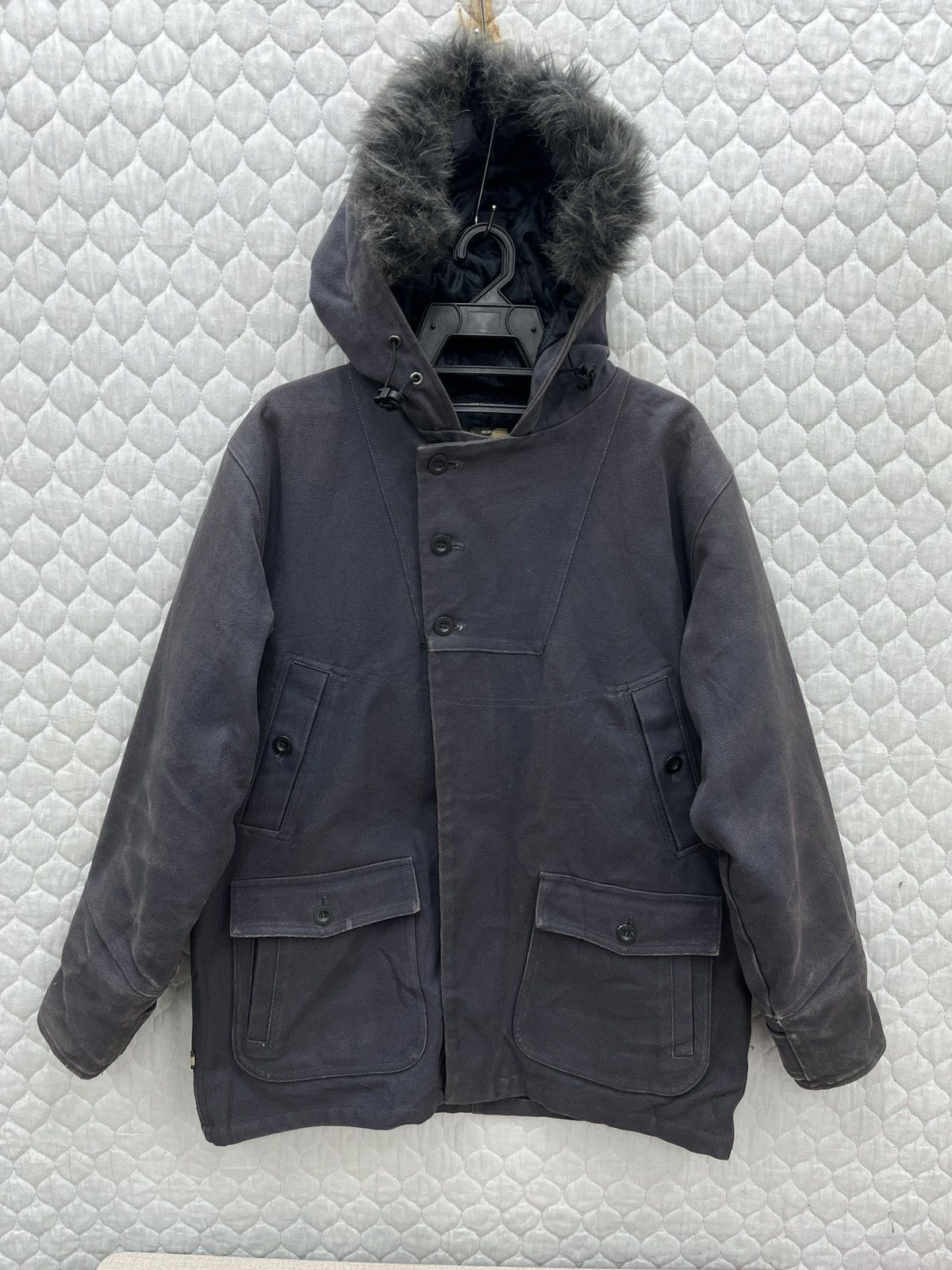 If Six Was Nine 🔥🔥🔥ARCHIVE VTG FRESHJIVE HOODIE FUR JACKET Size US L / EU 52-54 / 3 - 1 Thumbnail