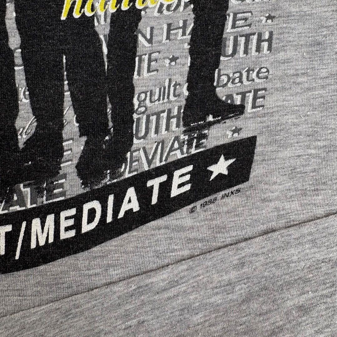 Band Tees × Vintage INXS 1988 80s Vintage Need You Tonight Band Concert T-Shirt Size US M / EU 48-50 / 2 - 4 Thumbnail