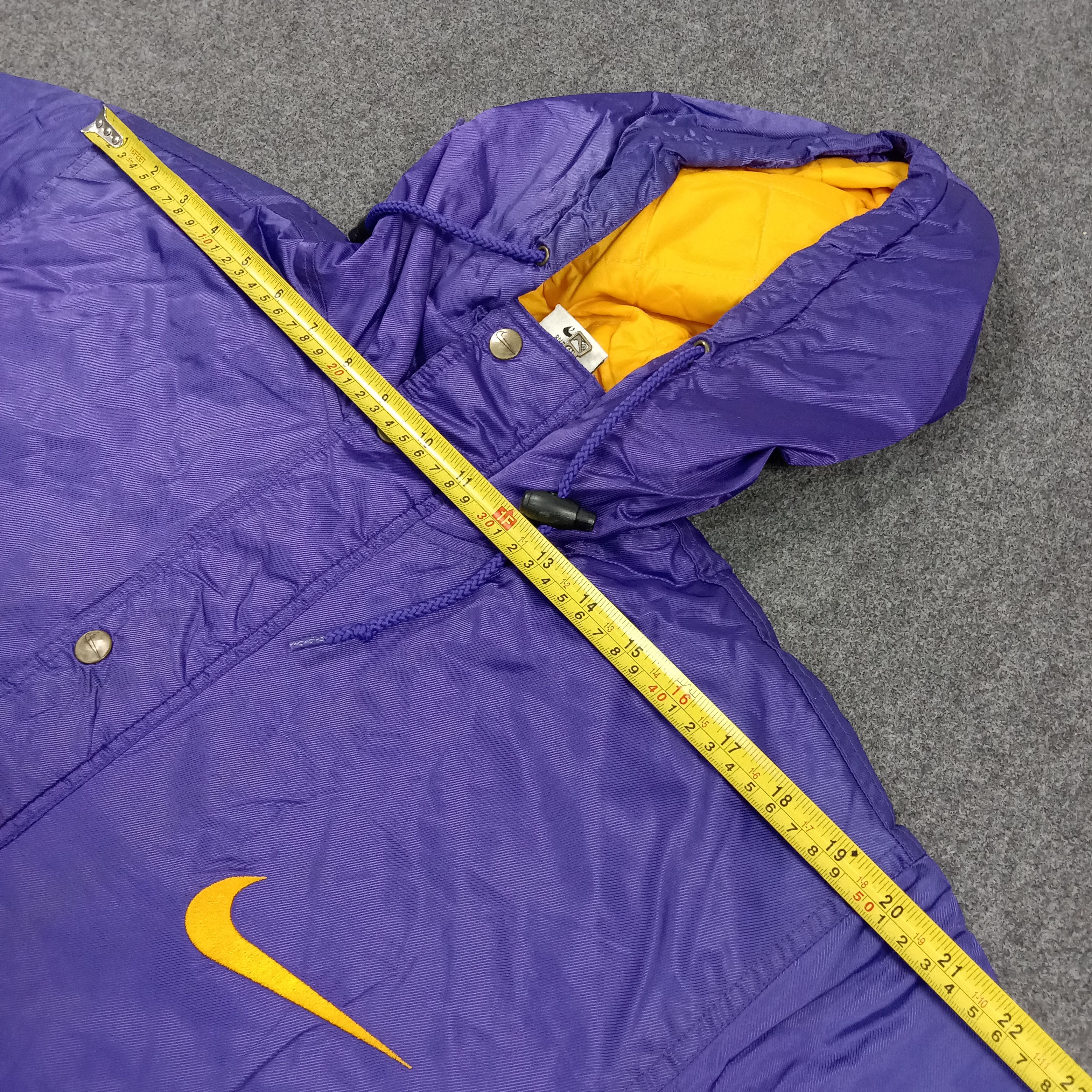 Nike Vintage 90's Nike Big Swoosh Parka Jacket C289N4 Size US XL / EU 56 / 4 - 7 Thumbnail