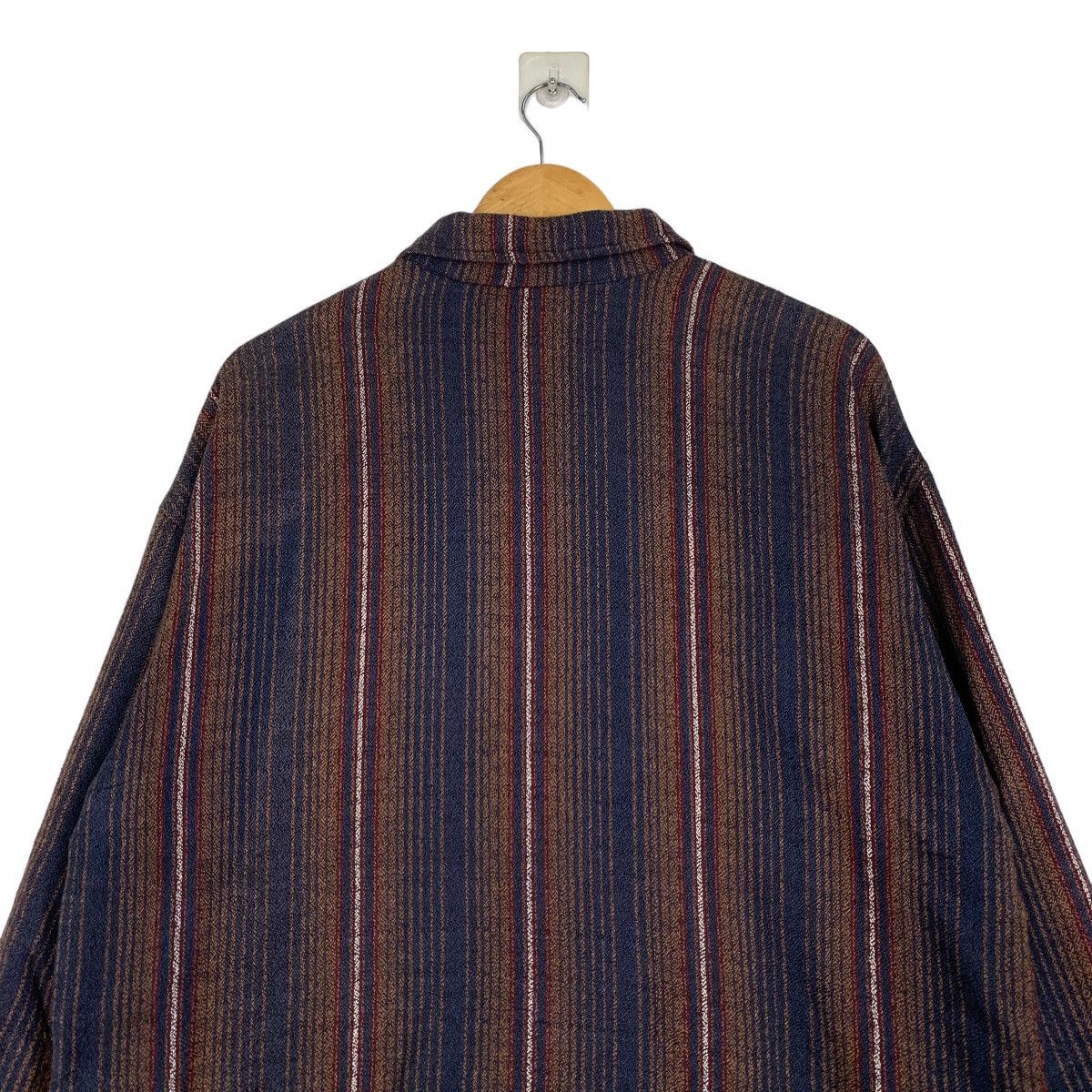 Japanese Brand PIKO Hawaiian Longboard Wear Striped Casual Jacket #1080-C49 Size US L / EU 52-54 / 3 - 8 Thumbnail