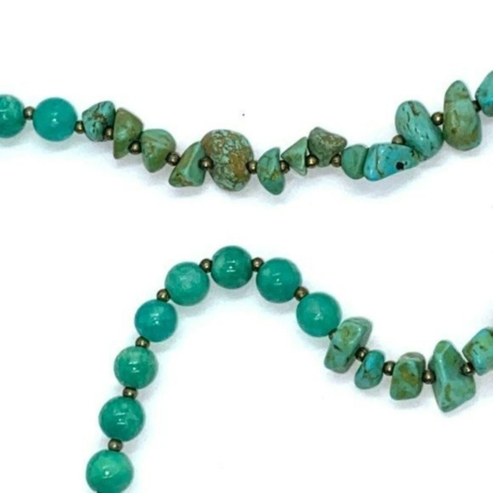 Handmade Handmade Beaded Teal Rocks Green Elephant Necklace Size ONE SIZE - 12 Thumbnail