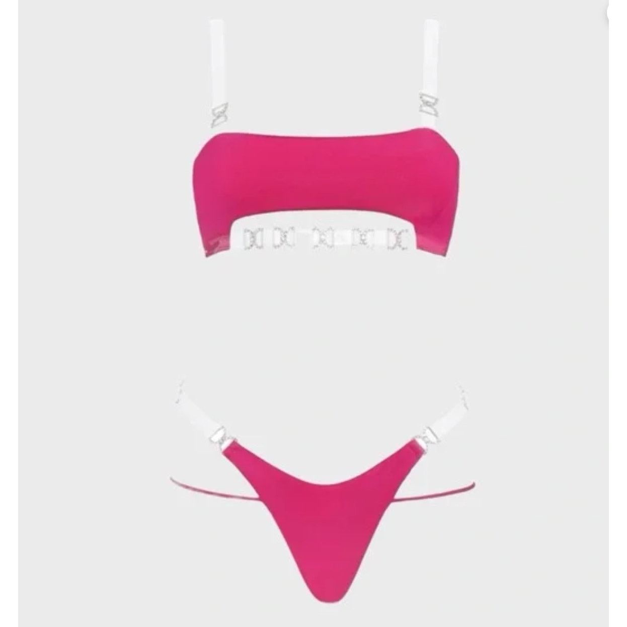 Other NWT Monica Hansen Shine Like A Diamond Pink Azalea Set -Sz M Size ONE SIZE - 1 Thumbnail