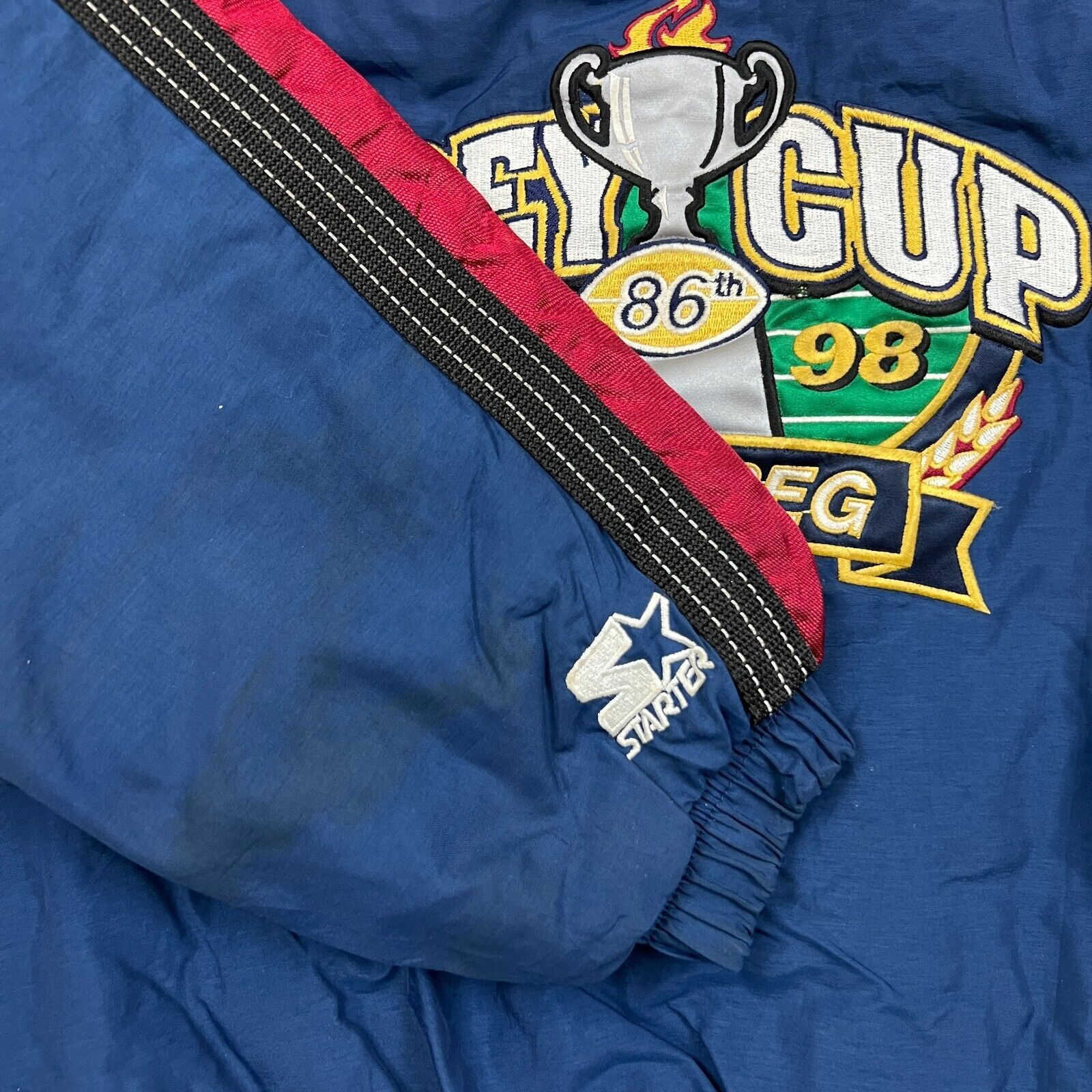 NFL × Starter × Vintage Vintage 1998 Grey Cup Starter Jacket Medium NFL Football CFL Size US M / EU 48-50 / 2 - 11 Thumbnail