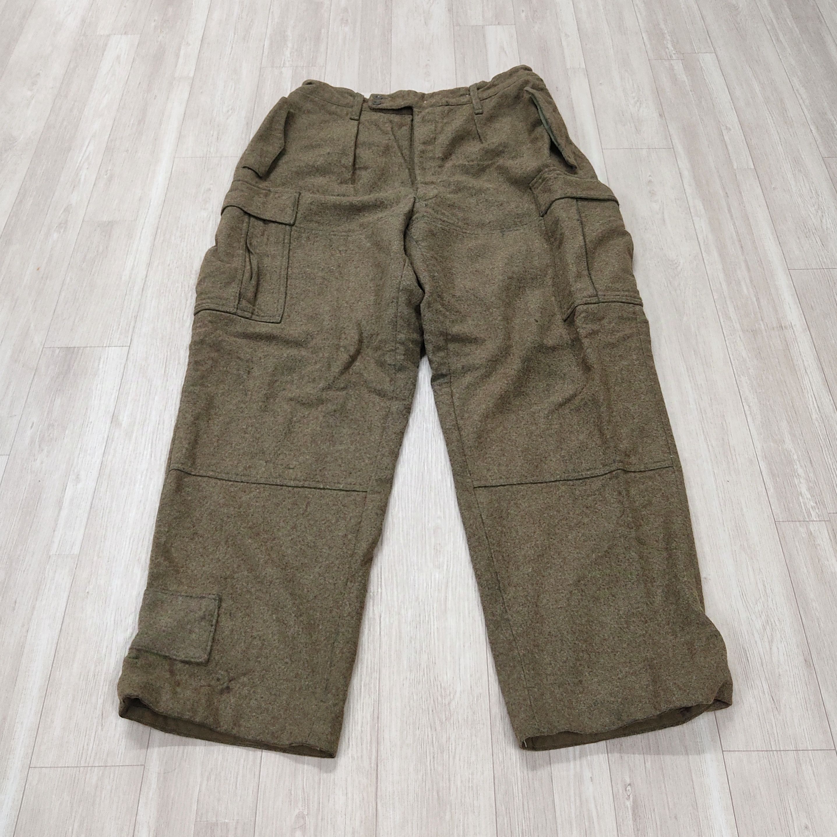 Vintage Vintage OG 60s Kurt Begemann Heavy Wool Combat Pants Size US 33 - 2 Thumbnail