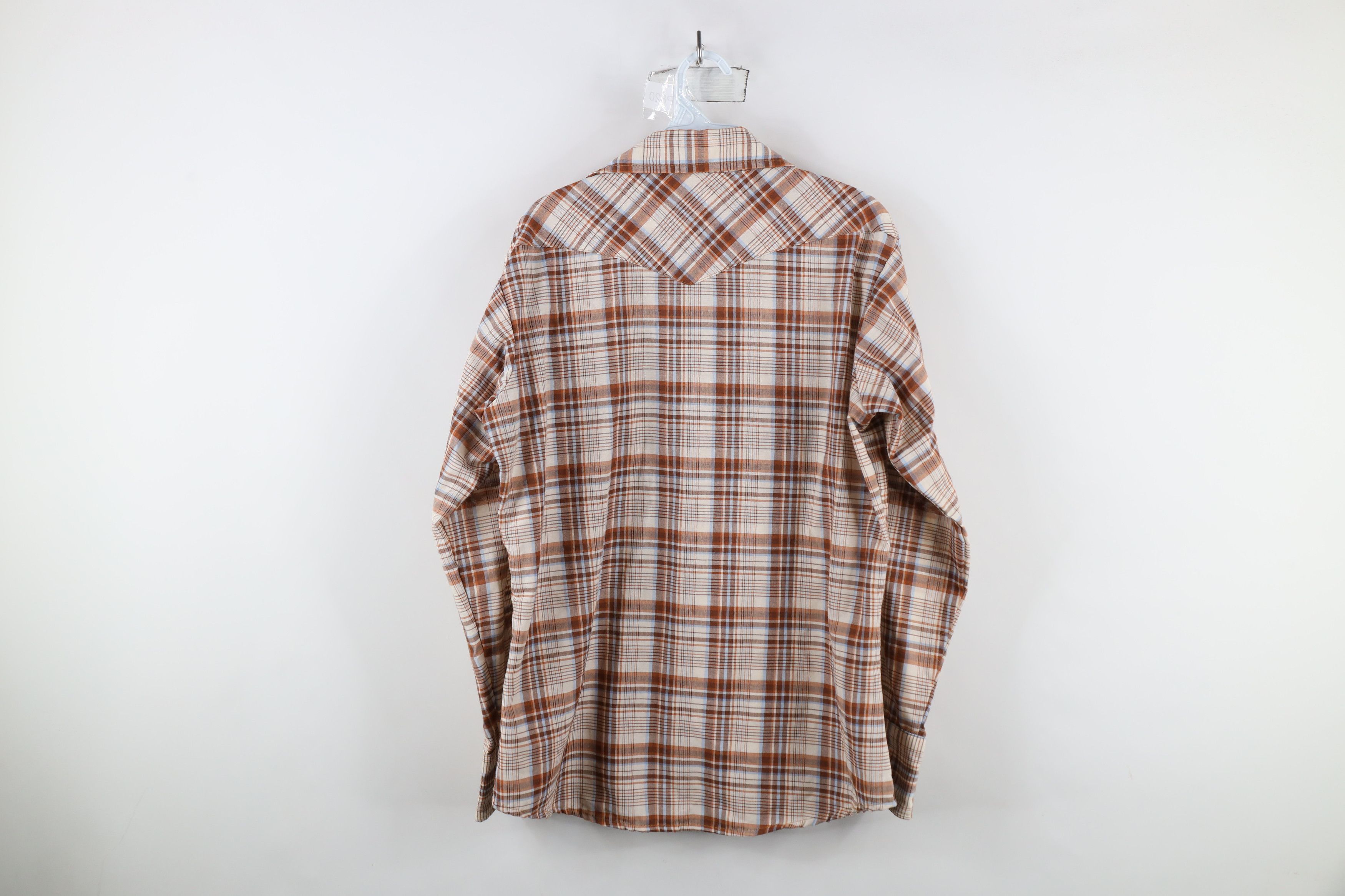 Vintage Vintage 60s 70s Big Mac Snap Button Collared Shirt Plaid USA Size US L / EU 52-54 / 3 - 11 Thumbnail