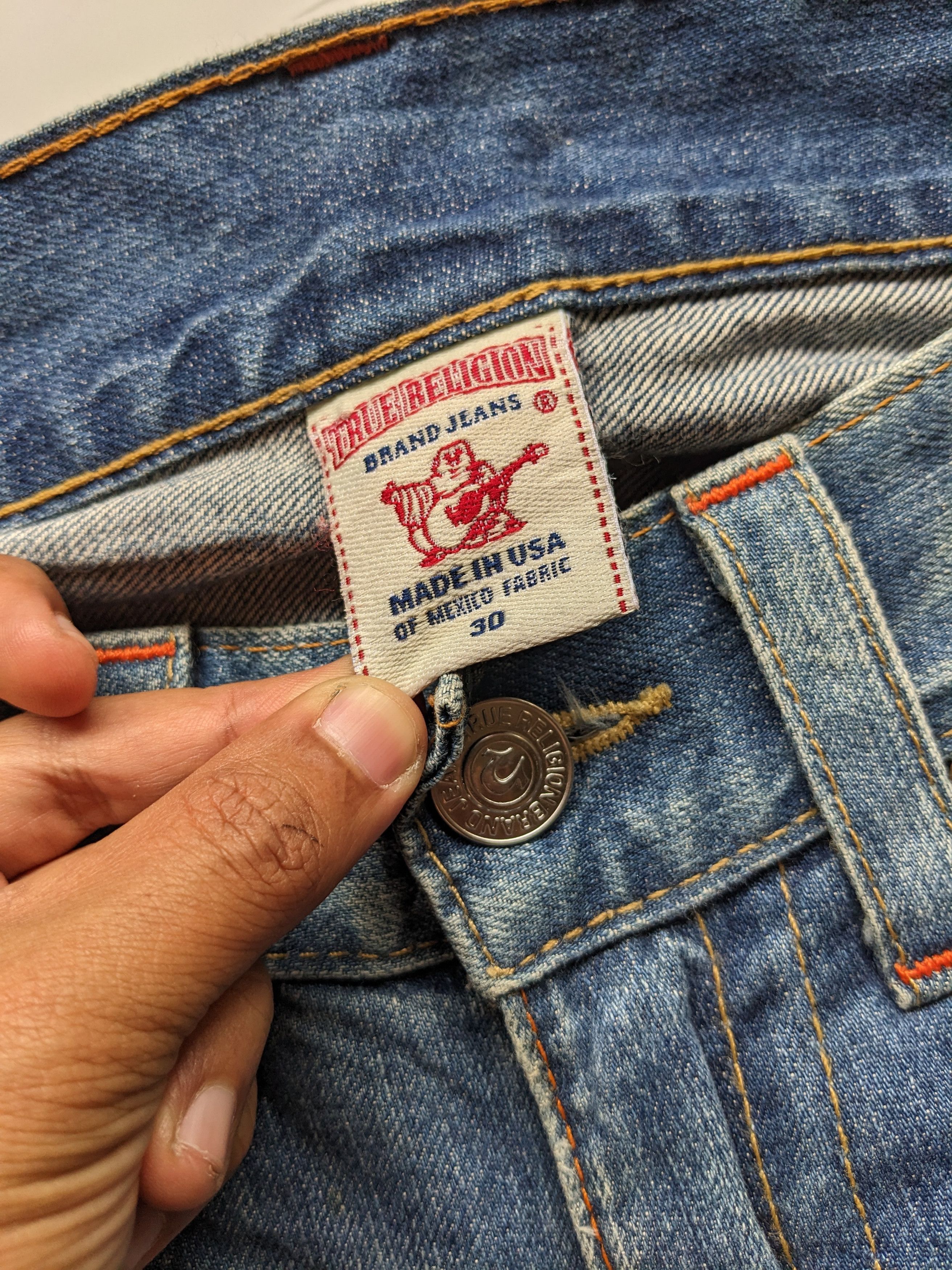 If Six Was Nine × Le Grande Bleu (L.G.B.) × True Religion True Religion distressed flare jeans Size US 33 - 6 Thumbnail