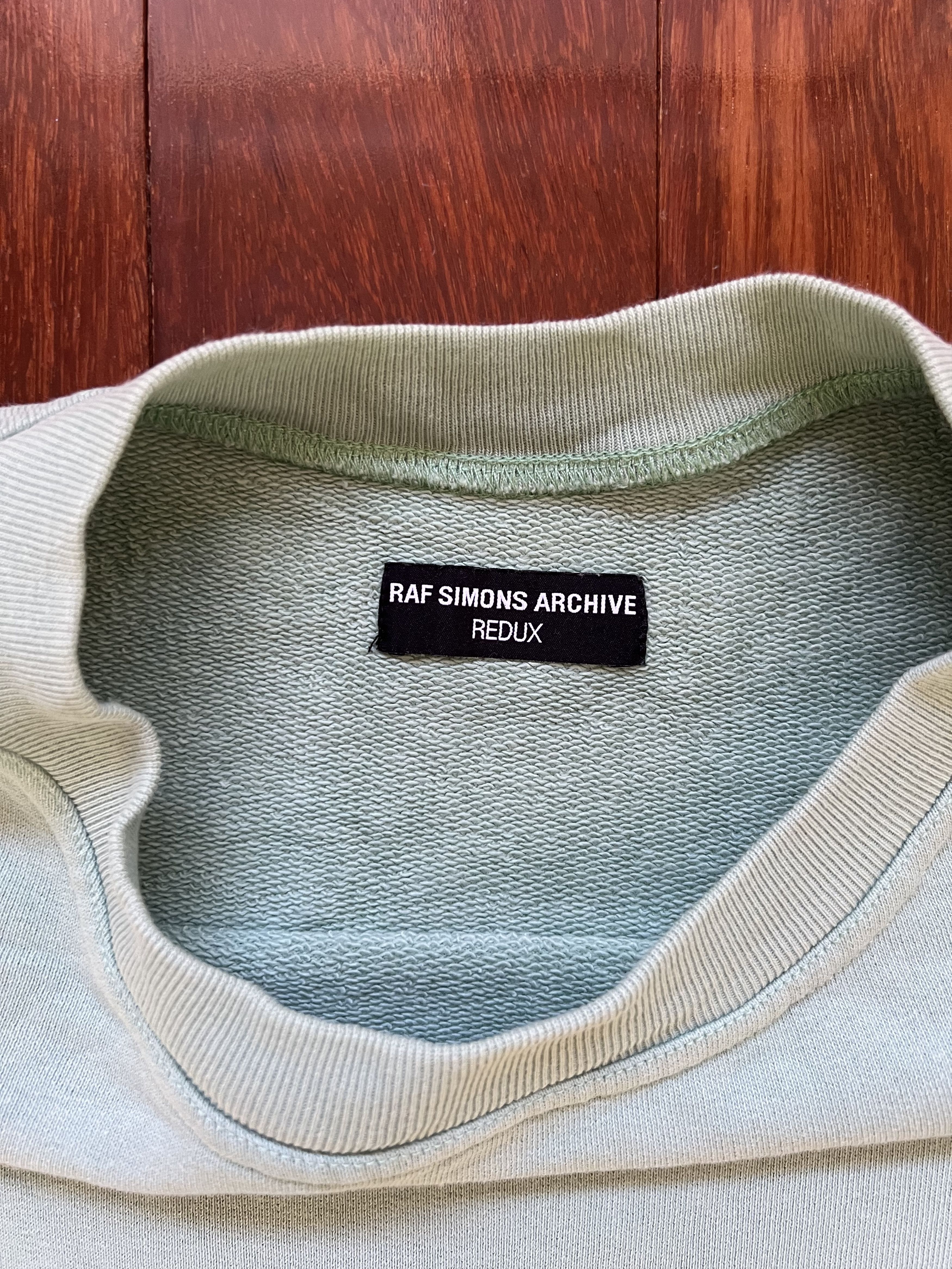 Raf Simons 💚 Raf Simons Redux Oversized Nebraska Crewneck Mint Size US S / EU 44-46 / 1 - 6 Thumbnail