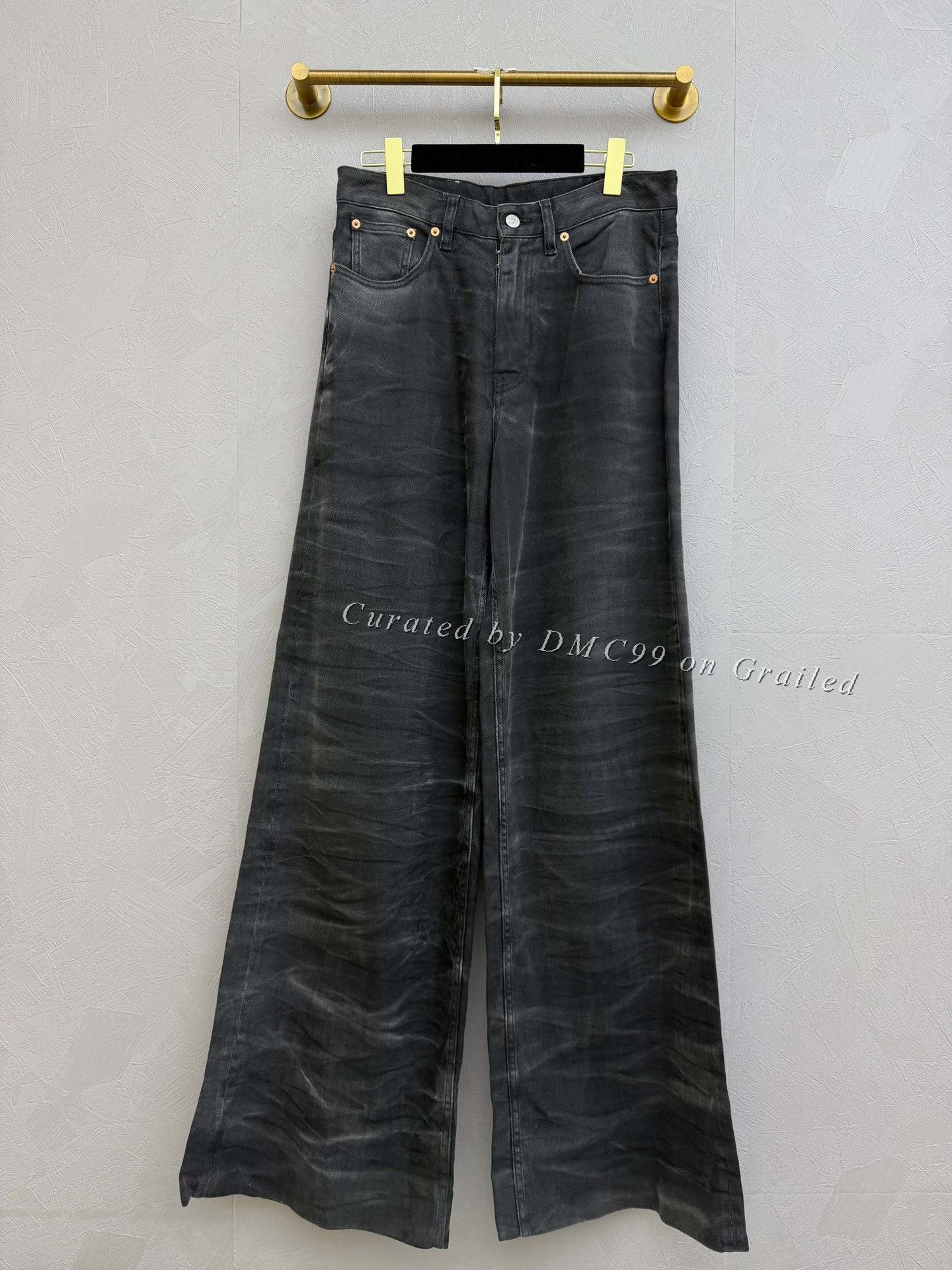 MM6 Maison Margiela MM6 Flared Wide-Leg Jeans Size 28" / US 6 / IT 42 - 1 Thumbnail