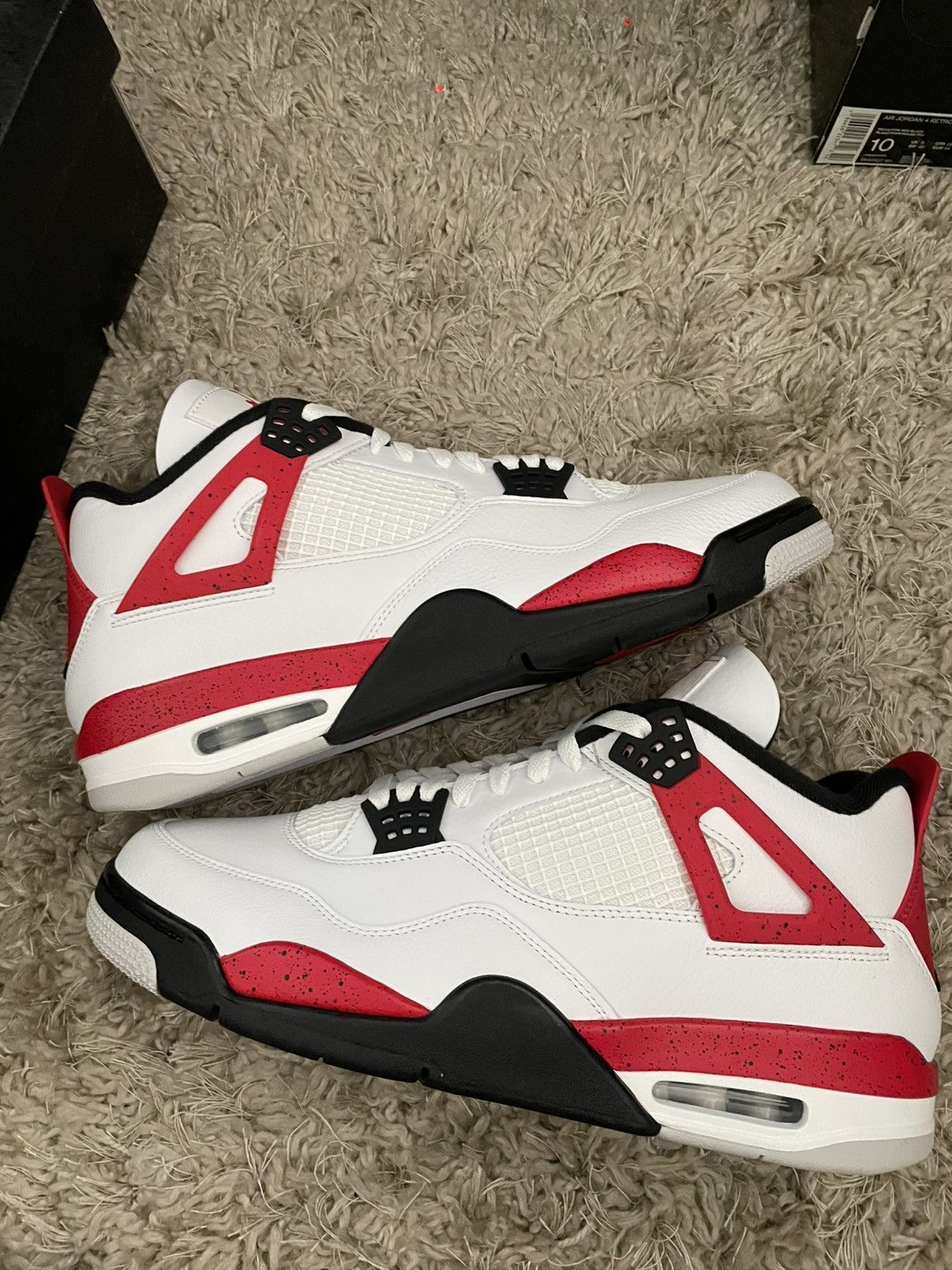 Jordan Brand Jordan 4 Red Cement Size US 13 / EU 46 - 2 Thumbnail