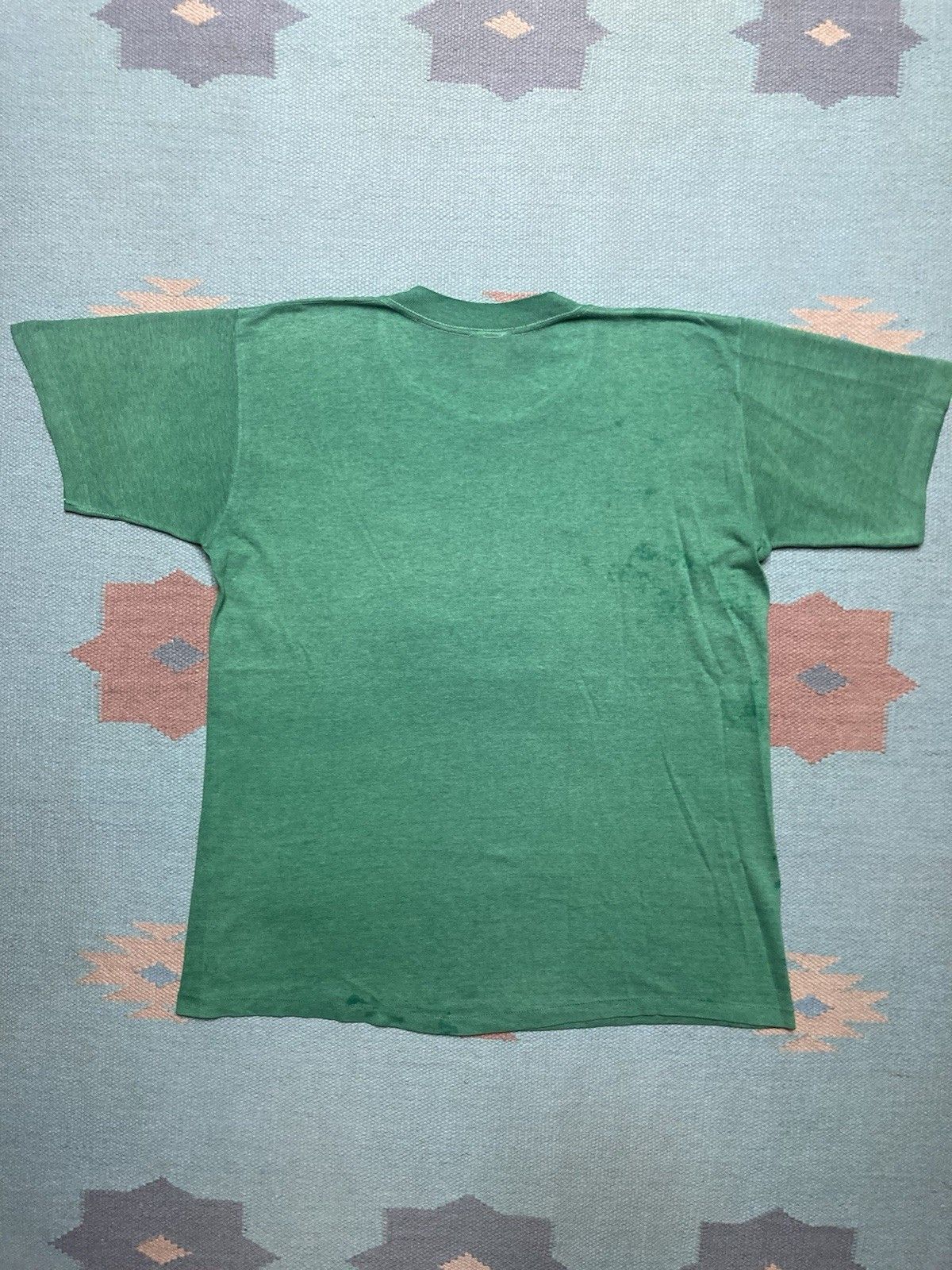 Vintage 70s 80s t shirt S.A.A.P. faded worn thin single stitch large Size US L / EU 52-54 / 3 - 8 Thumbnail
