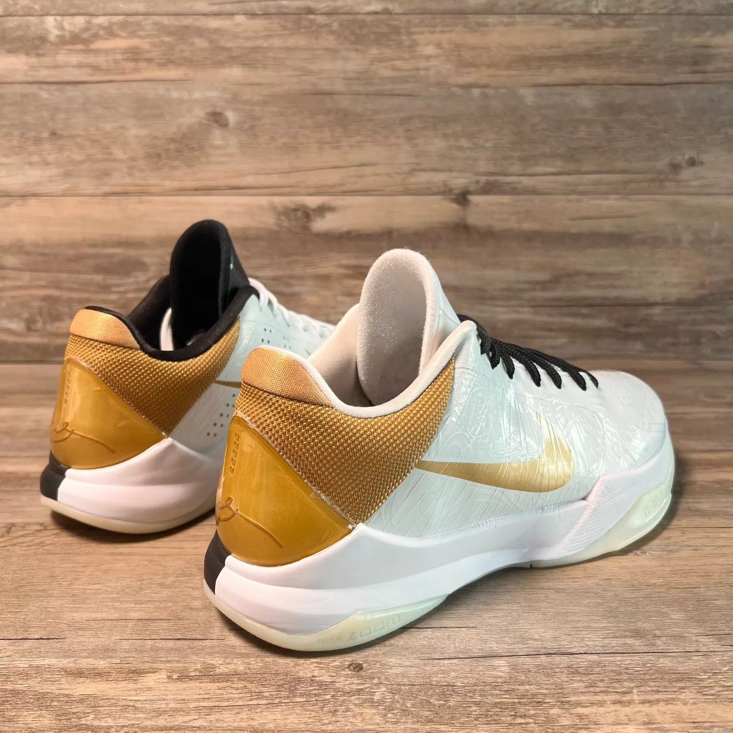 Nike Nike Zoom Kobe 5 Big Stage Black/Gold 43 Size US 10 / EU 43 - 3 Thumbnail
