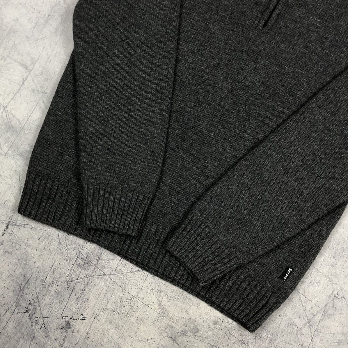 Barbour Vintage Barbour Pure New Wool Heavy Knitted England Sweather Size US M / EU 48-50 / 2 - 7 Thumbnail