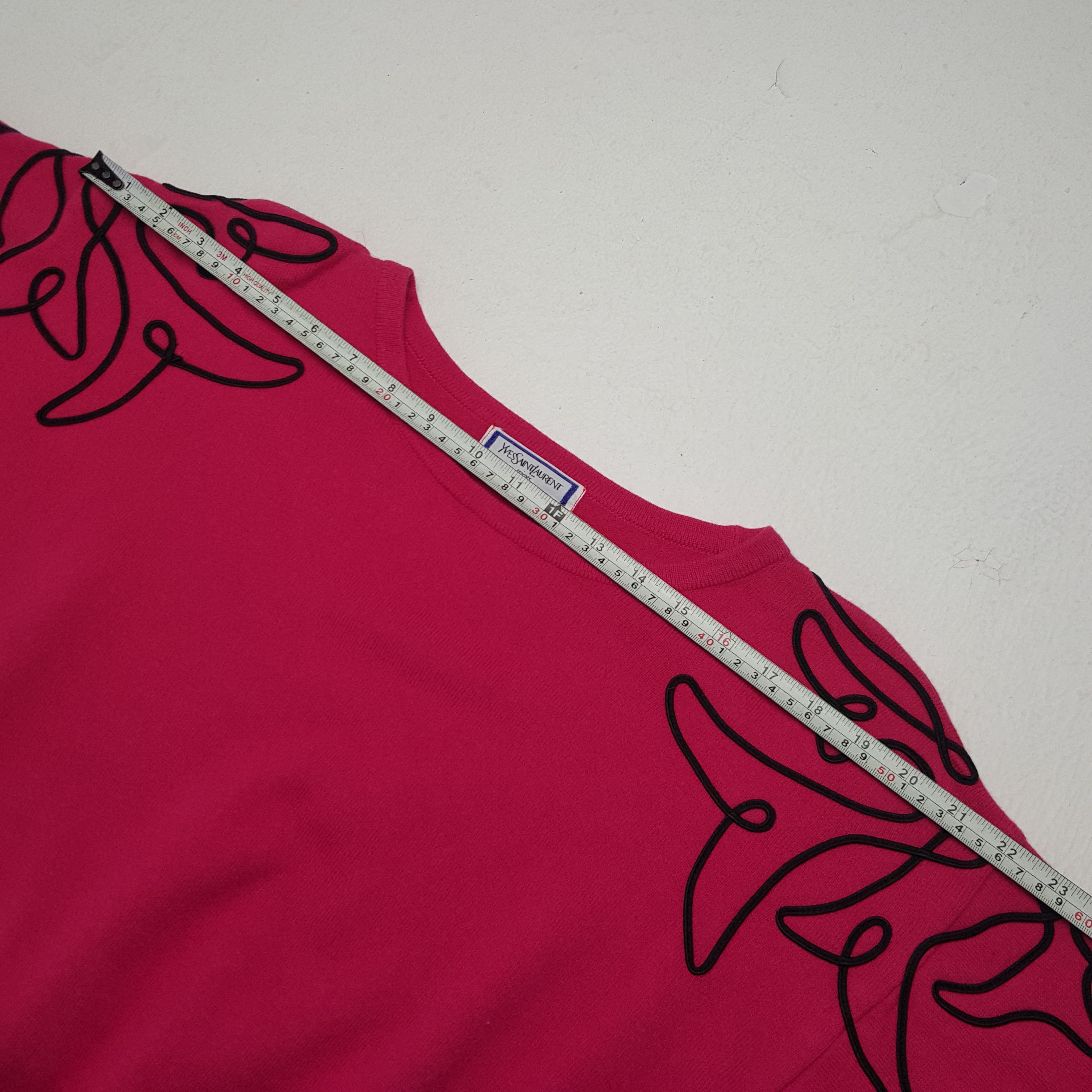 Vintage × Yves Saint Laurent Vintage Yves Saint Laurent Italian Brand Sweatshirt Size US S / EU 44-46 / 1 - 5 Thumbnail