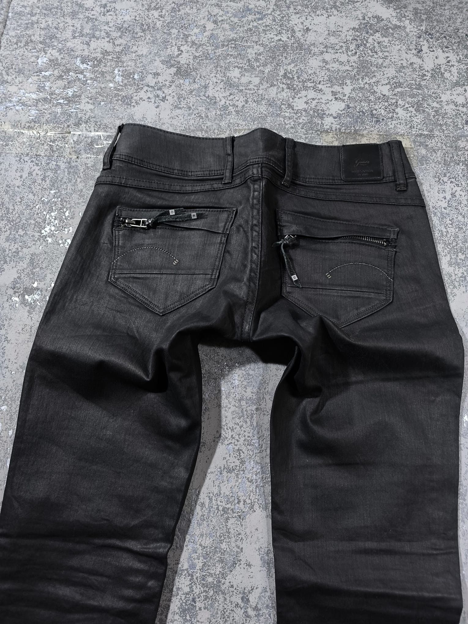 G-Star SLIMFIT LOWRISE GSTAR WAX JEANS HEDI SLIMANE Size 30" / US 8 / IT 44 - 4 Thumbnail