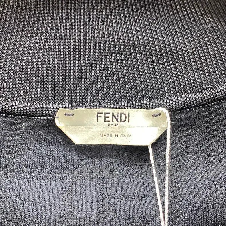 Fendi Fendi Black Double F all-over print knitted dress Size 4XL / US 24-26 - 3 Thumbnail