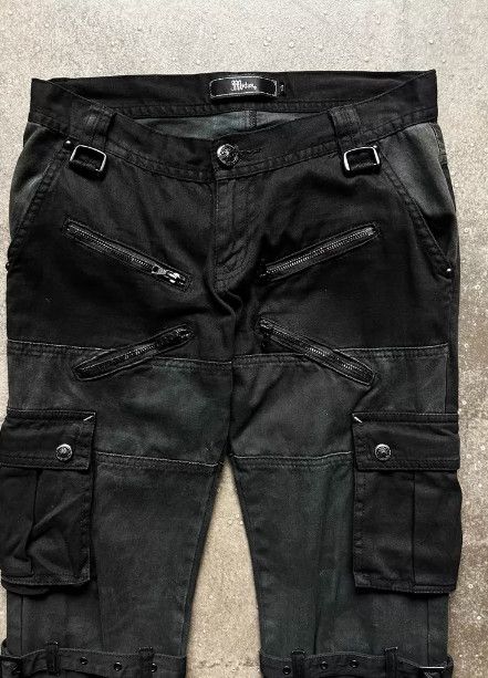 Other MIDAS Early Chain-Strap Patchwork Cargo Pants Size US 40 / EU 56 - 3 Thumbnail
