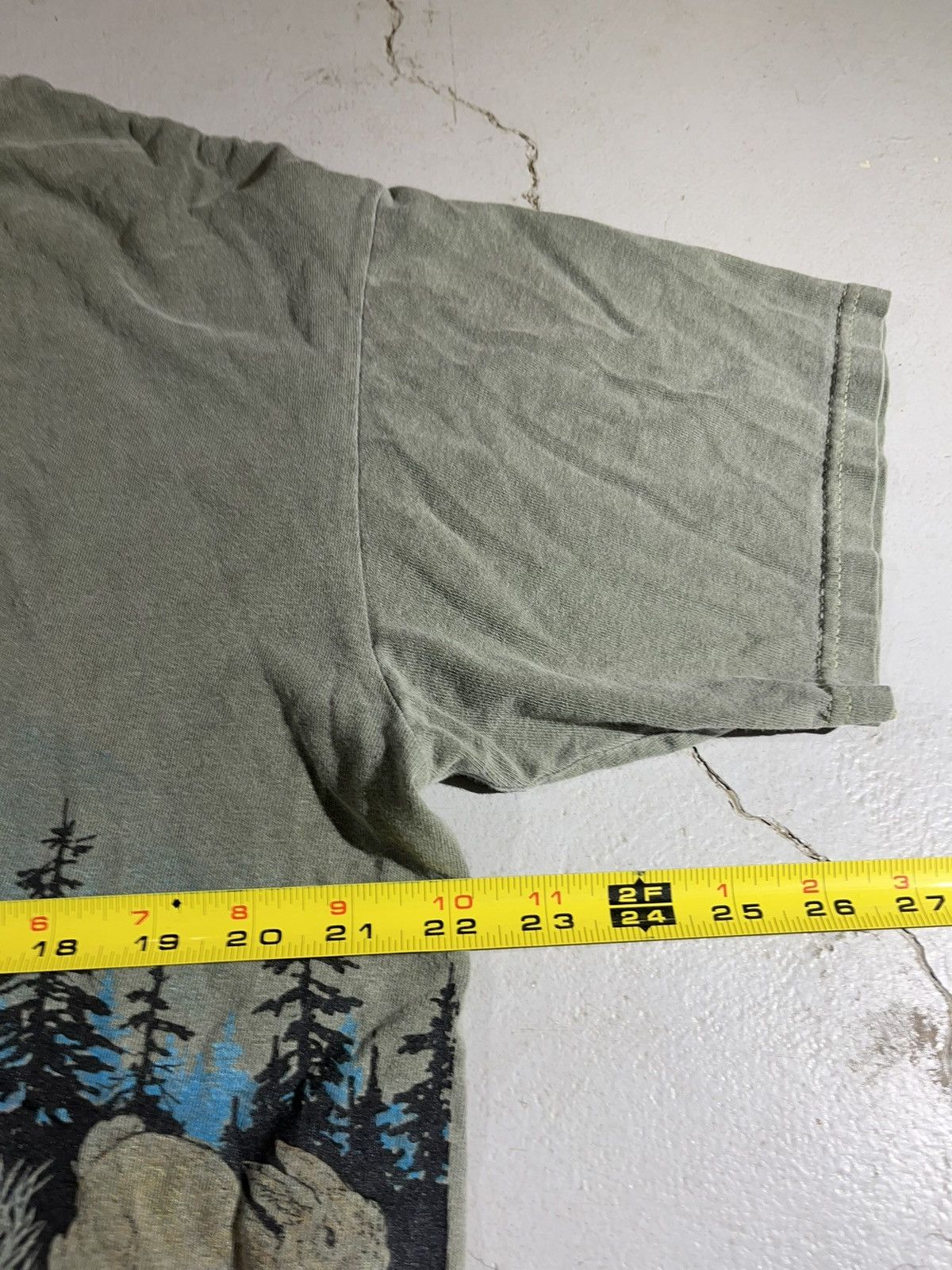 Anvil Vintage wolf nature all over print 90 tee Size US XL / EU 56 / 4 - 4 Thumbnail