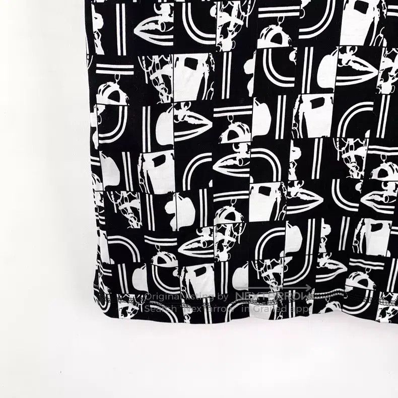 Hermes Hermes Black geometric pattern printed cotton round neck s Size XS / US 0-2 / IT 36-38 - 4 Thumbnail